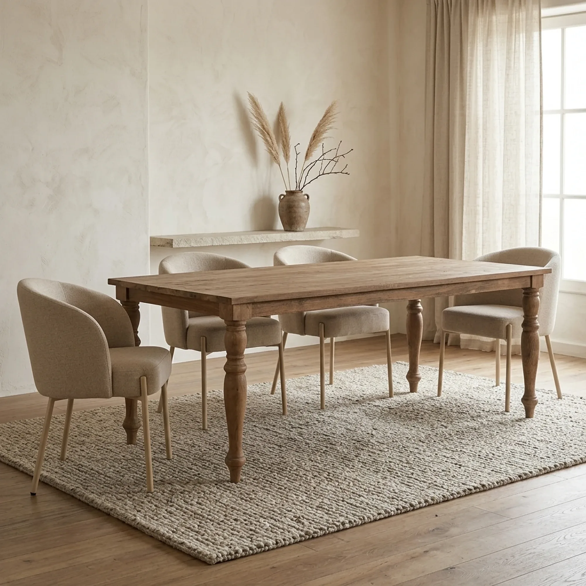 Bologna dining table brown rectangular - Tower Living