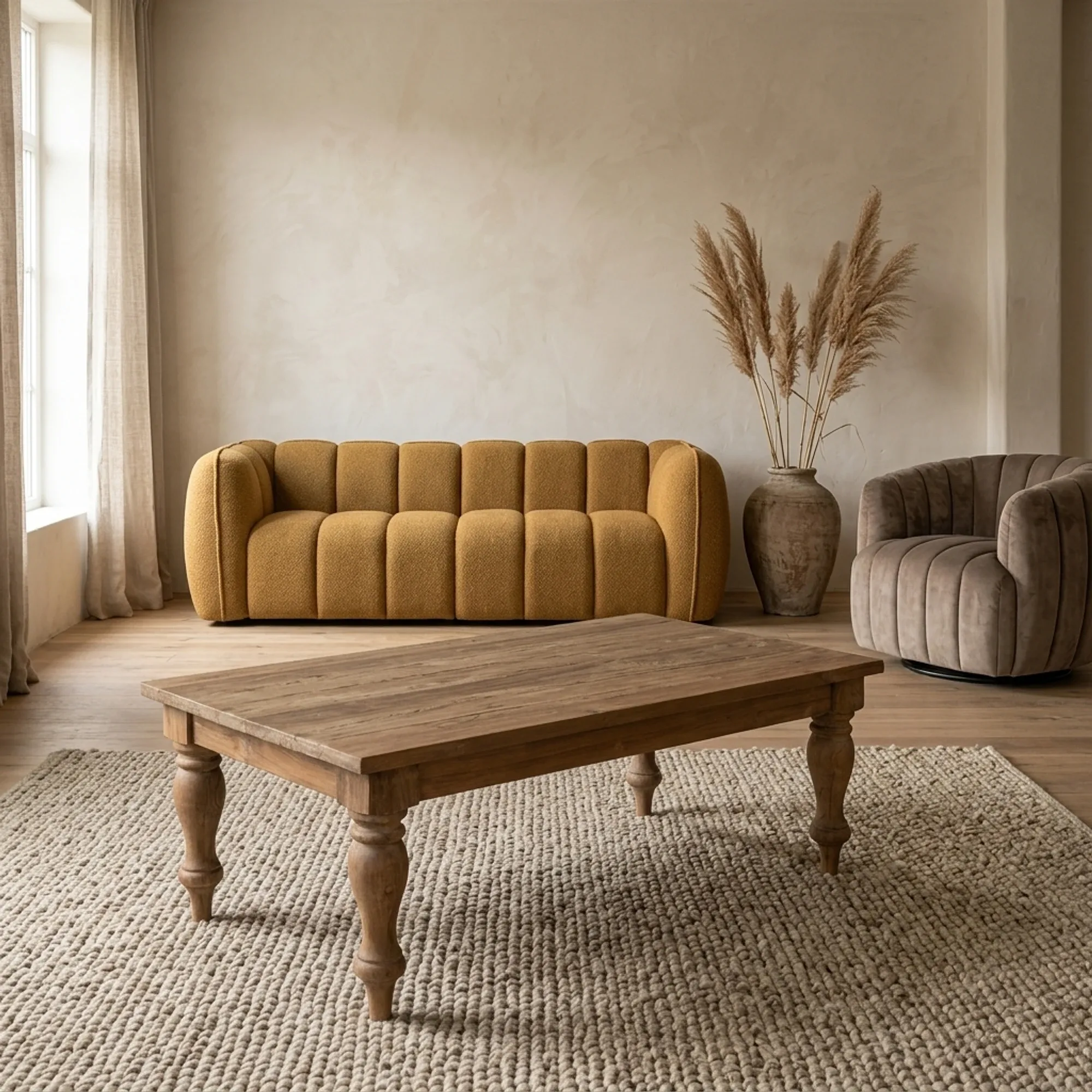 Couchtisch Bologna braun 130 cm - Tower Living