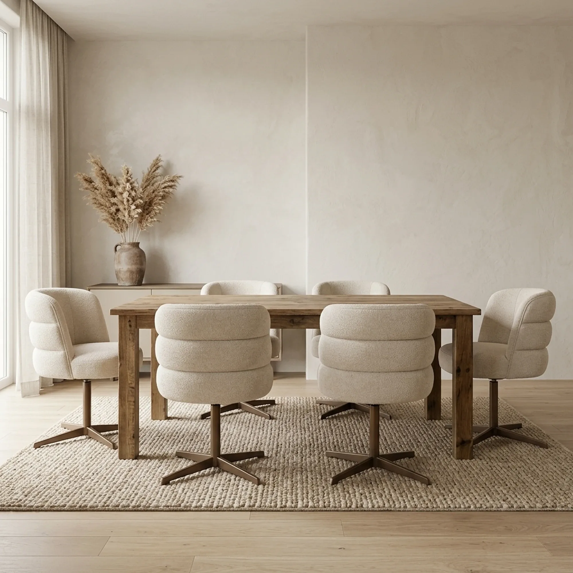 Brent Eetkamertafel | Oud hout