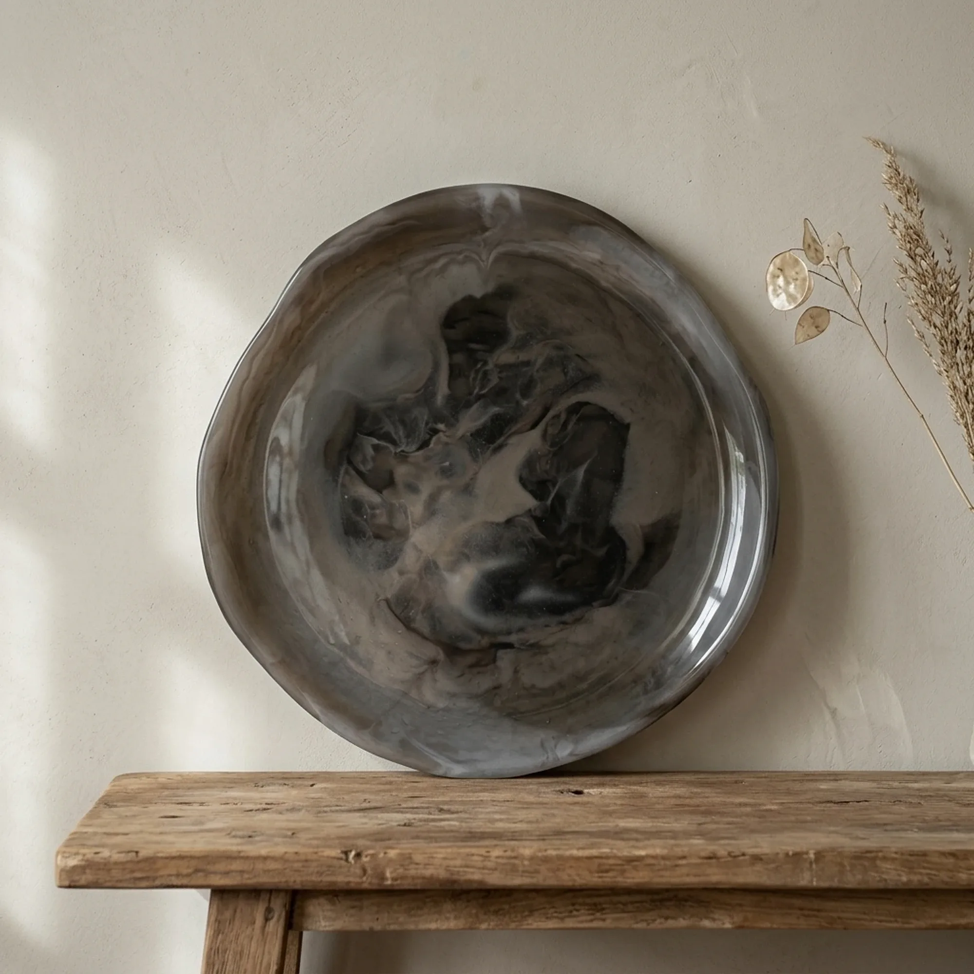 Tray Michelangelo (Resin, Brown) - MUST Living