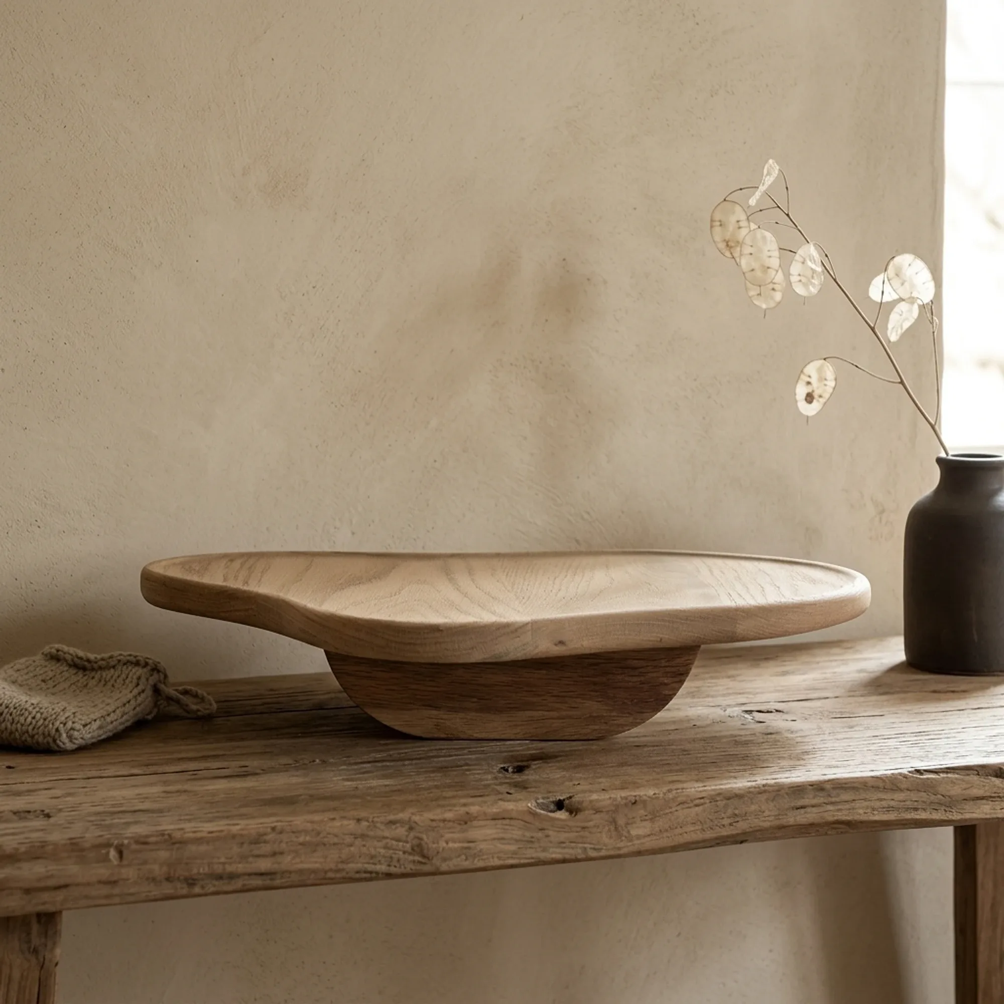 Serving Tray Sofa Tray Oak - By-Boo