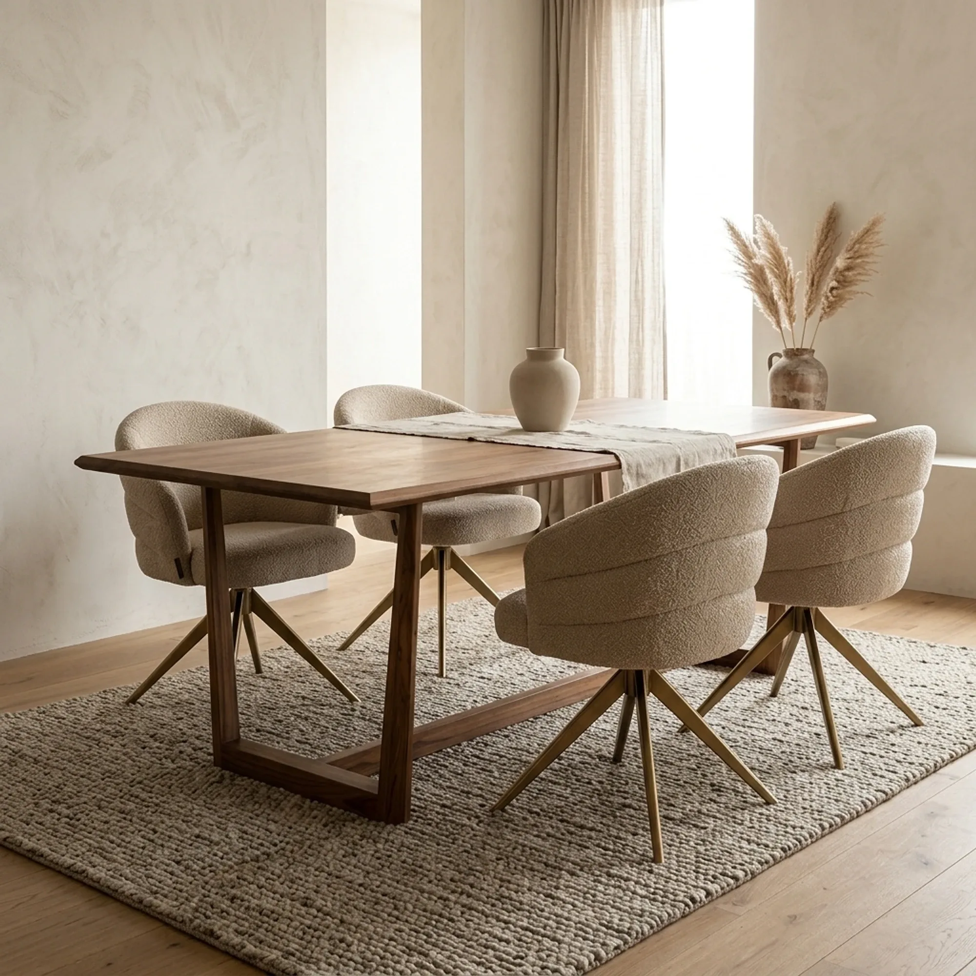 Esstisch Dimaro braun Rechteck (Sheeshamhout) - Tower Living