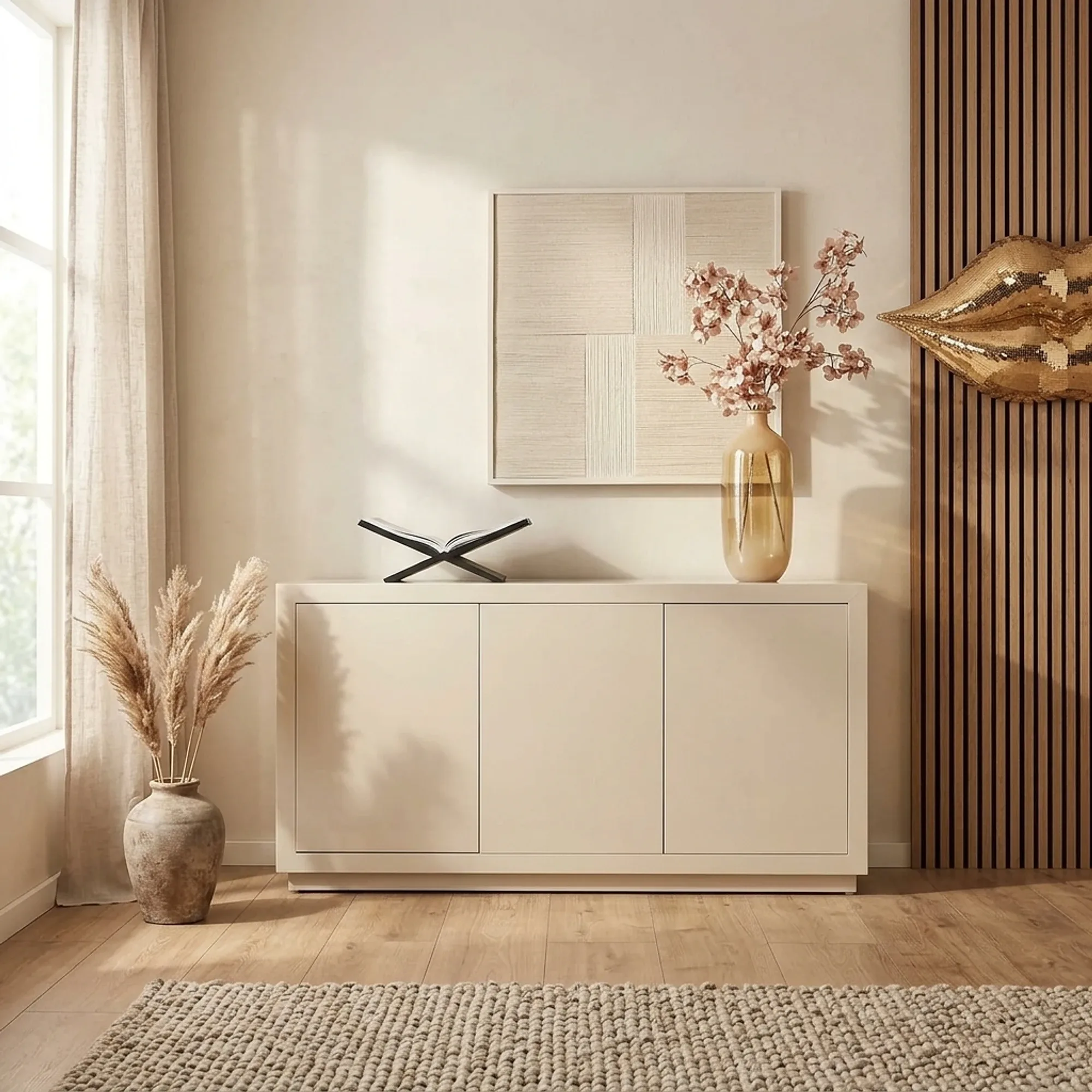 Dressoir Brussel Zand Mangohout 150 cm - Starfurn