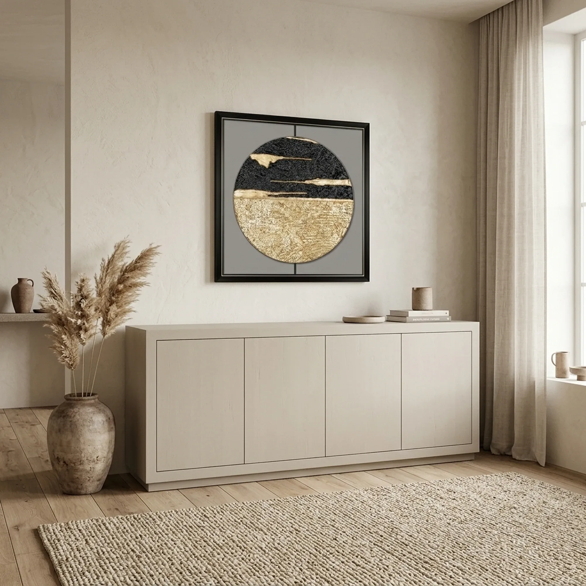 Dressoir Brussel Zand Mangohout 200 cm - Starfurn