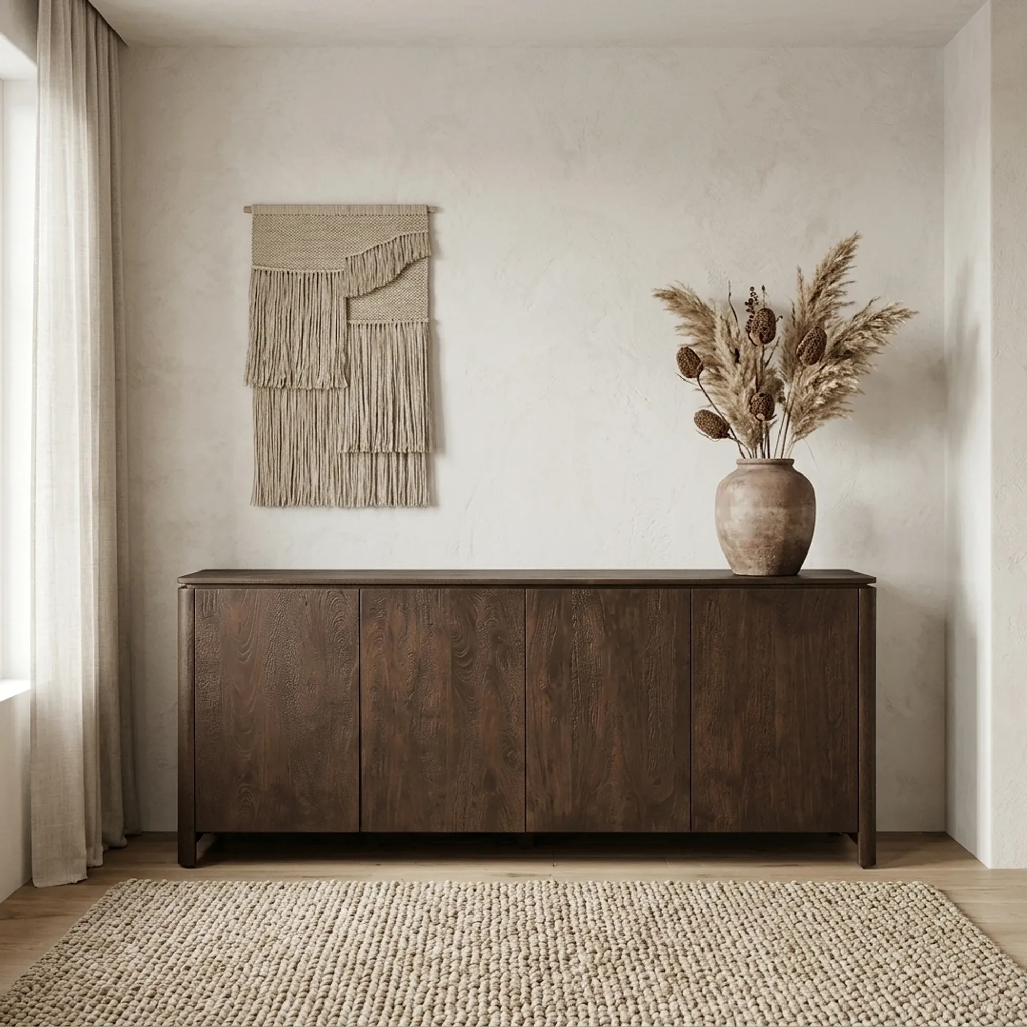 Dressoir Dallas Bruin Mangohout 210 cm - Starfurn