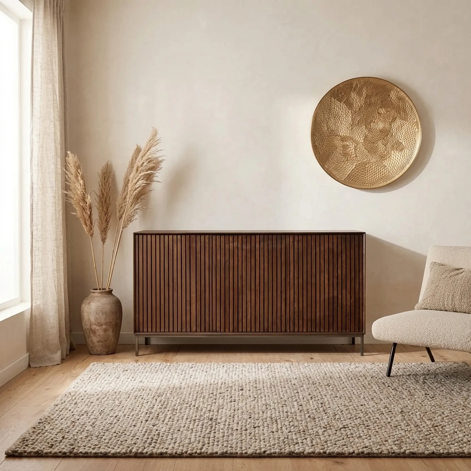Sideboard Madison Braun Mangoholz 165 cm - Starfurn
