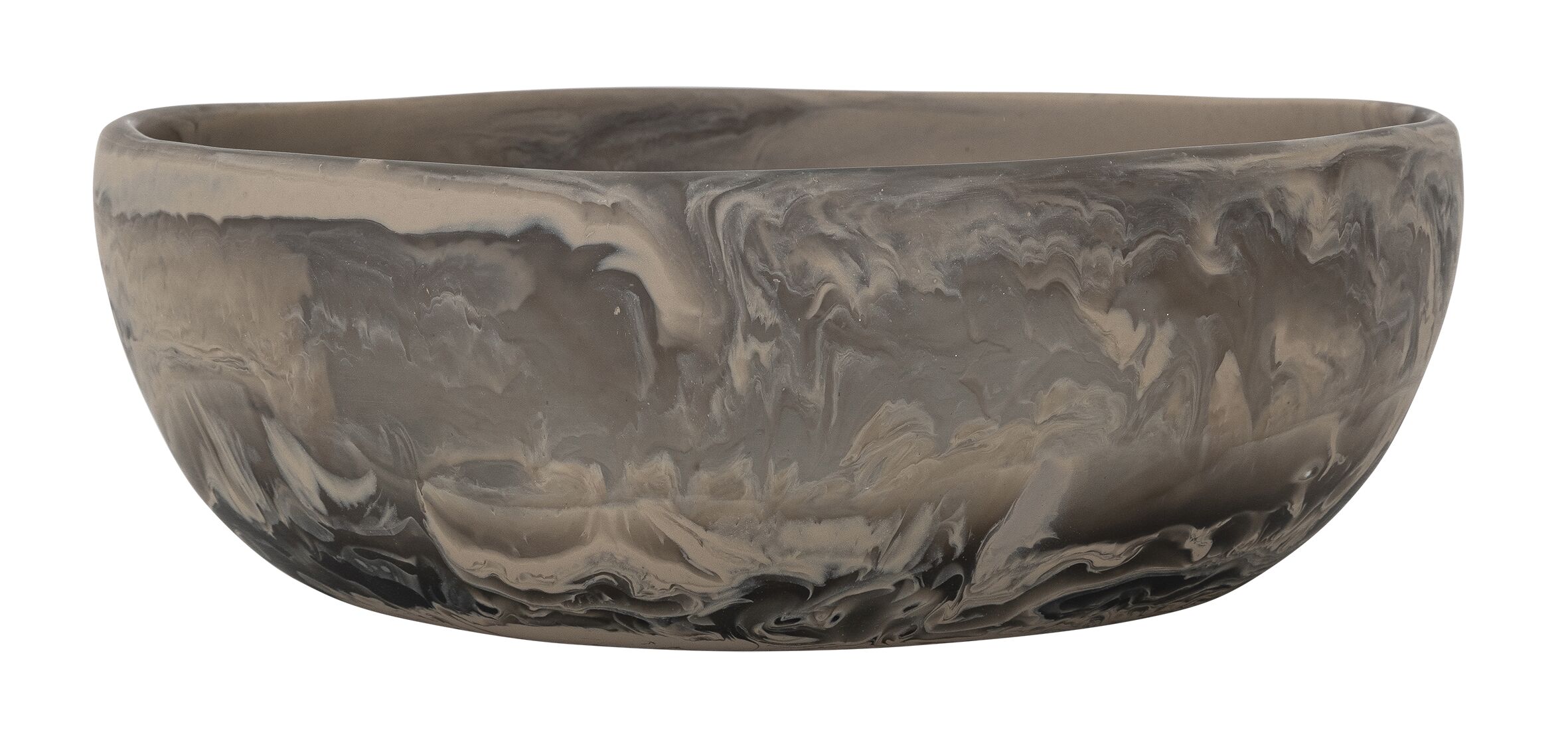 Dienblad Bowl Rafael klein 2 op een houten tafel, met een raam en gedroogde planten op de achtergrond - MUST Living - Groot