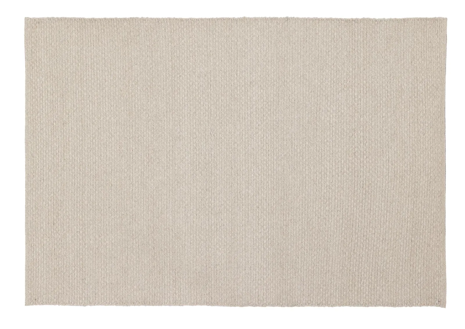 Detail des gewebten Musters und der Textur des beigefarbenen Teppich Nirvana - MUST Living