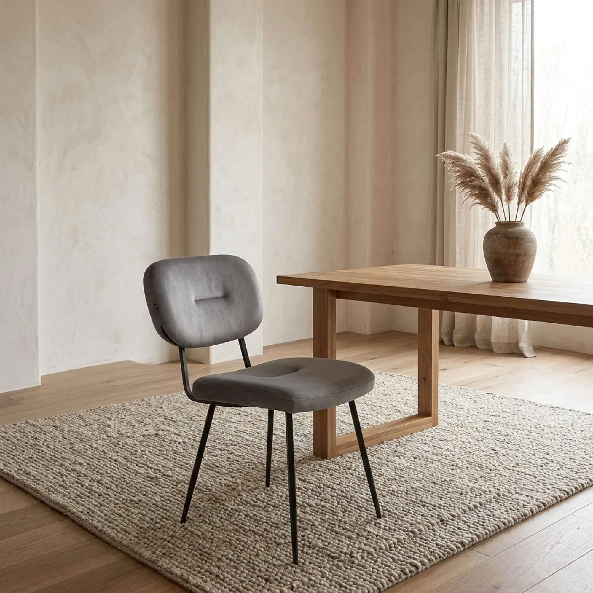 Dining Chair Jonathan Elephant Grey - Benoa