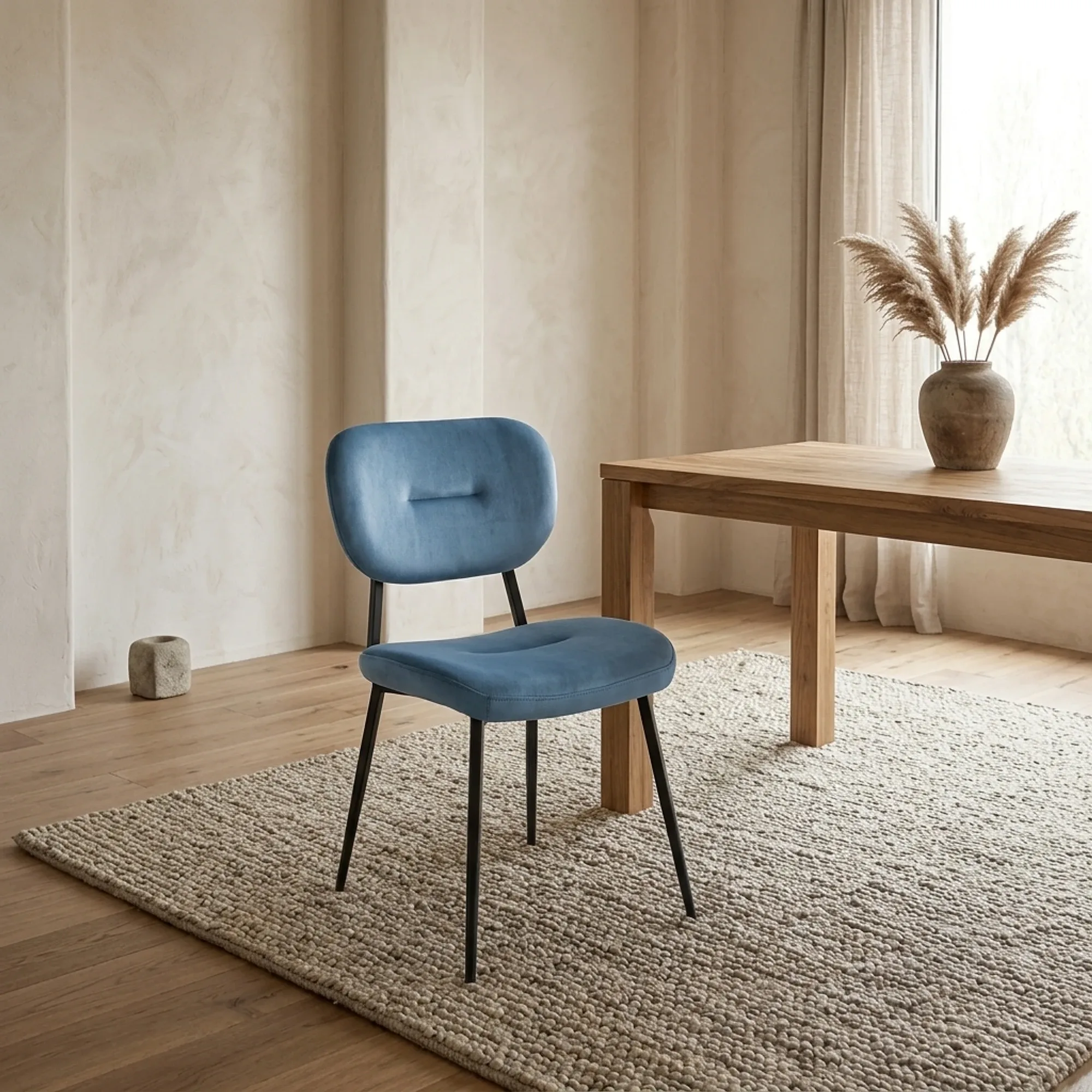 Dining Chair Jonathan Sky Blue - Benoa