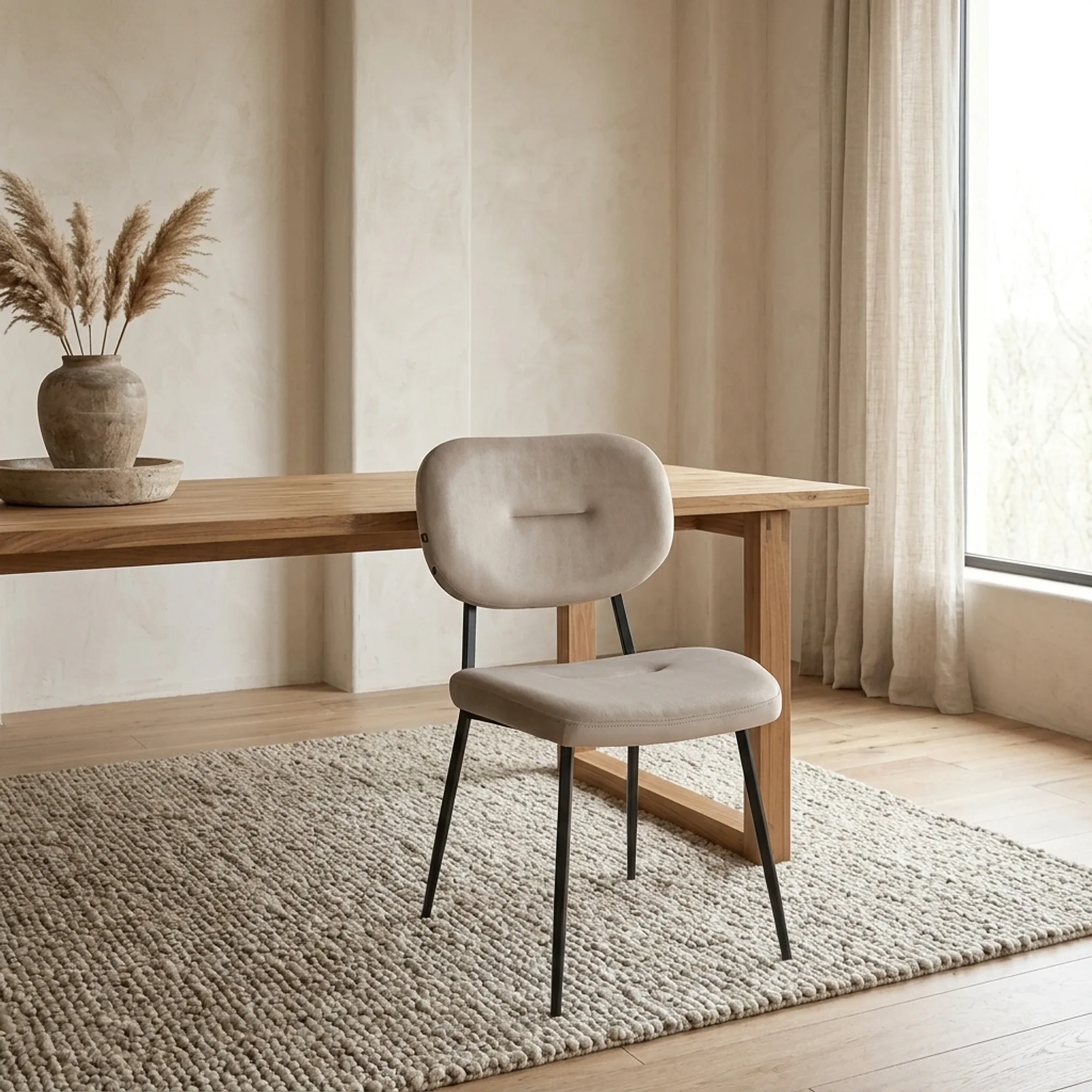 Dining Chair Jonathan Taupe - Benoa