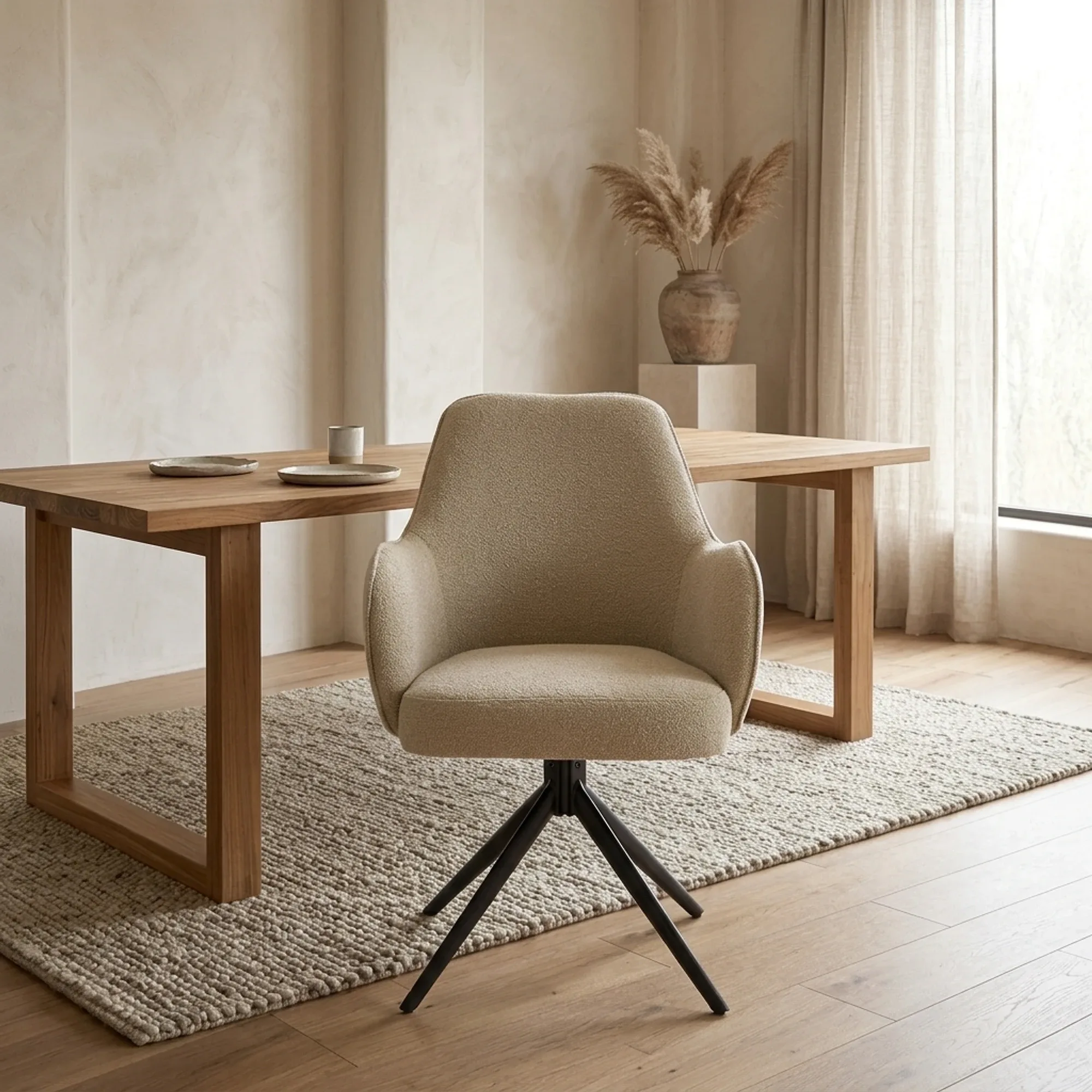Dining Chair Kyler Beige Kyler Alpine 3 - Vega 2 - Benoa