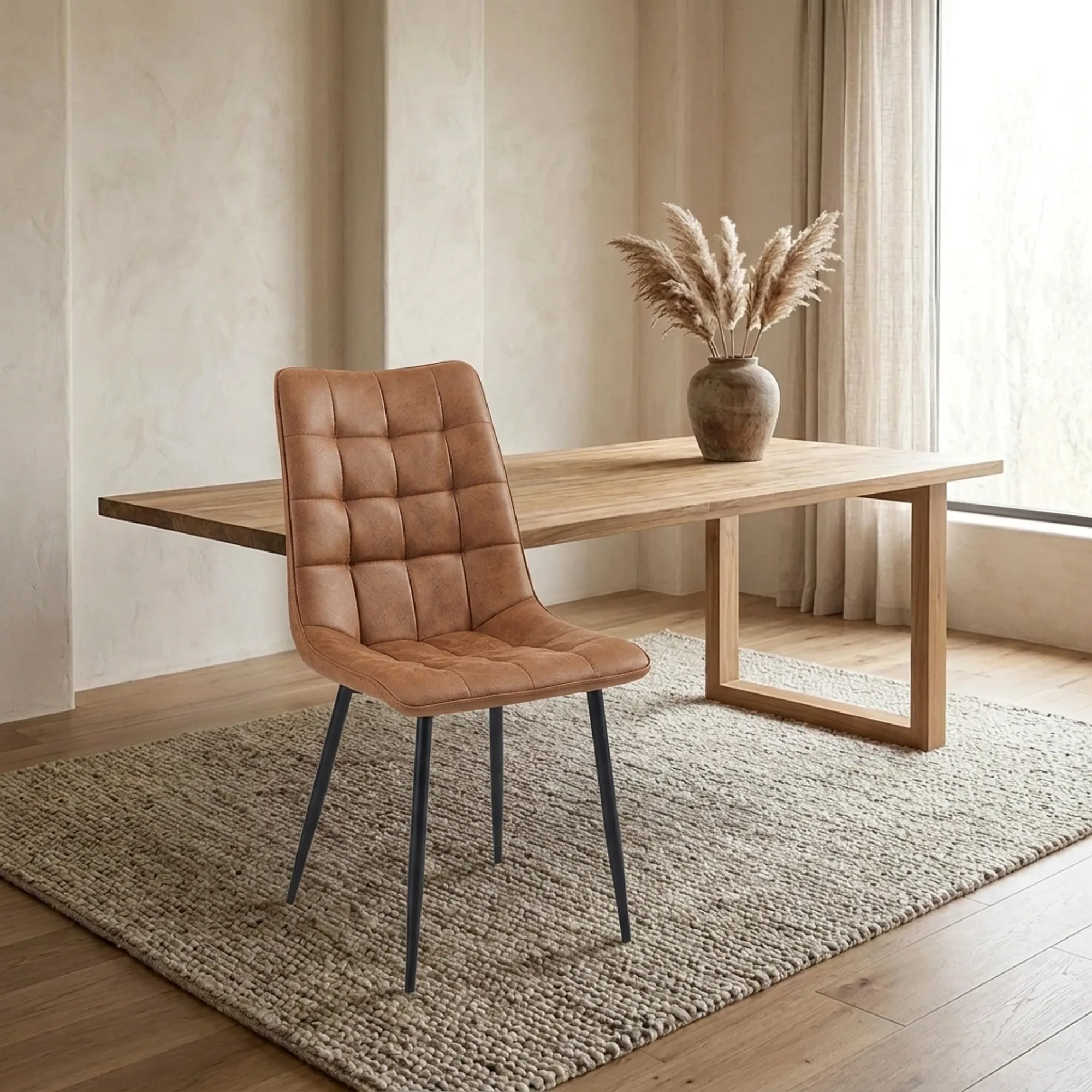 Lucille CEP 01 Cognac Dining Chair - Benoa