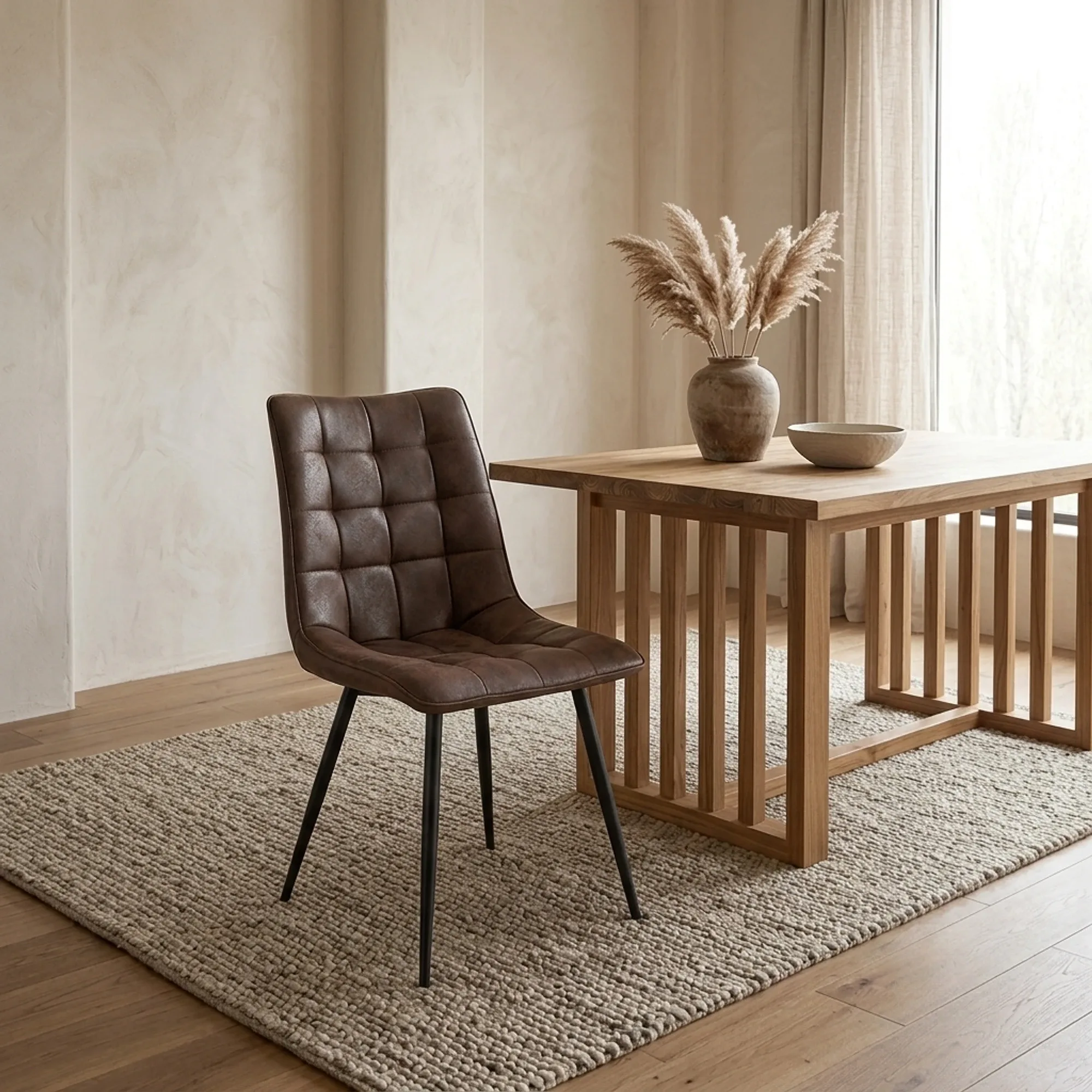Lucille CEP 09 Dining Chair Dark Brown - Benoa