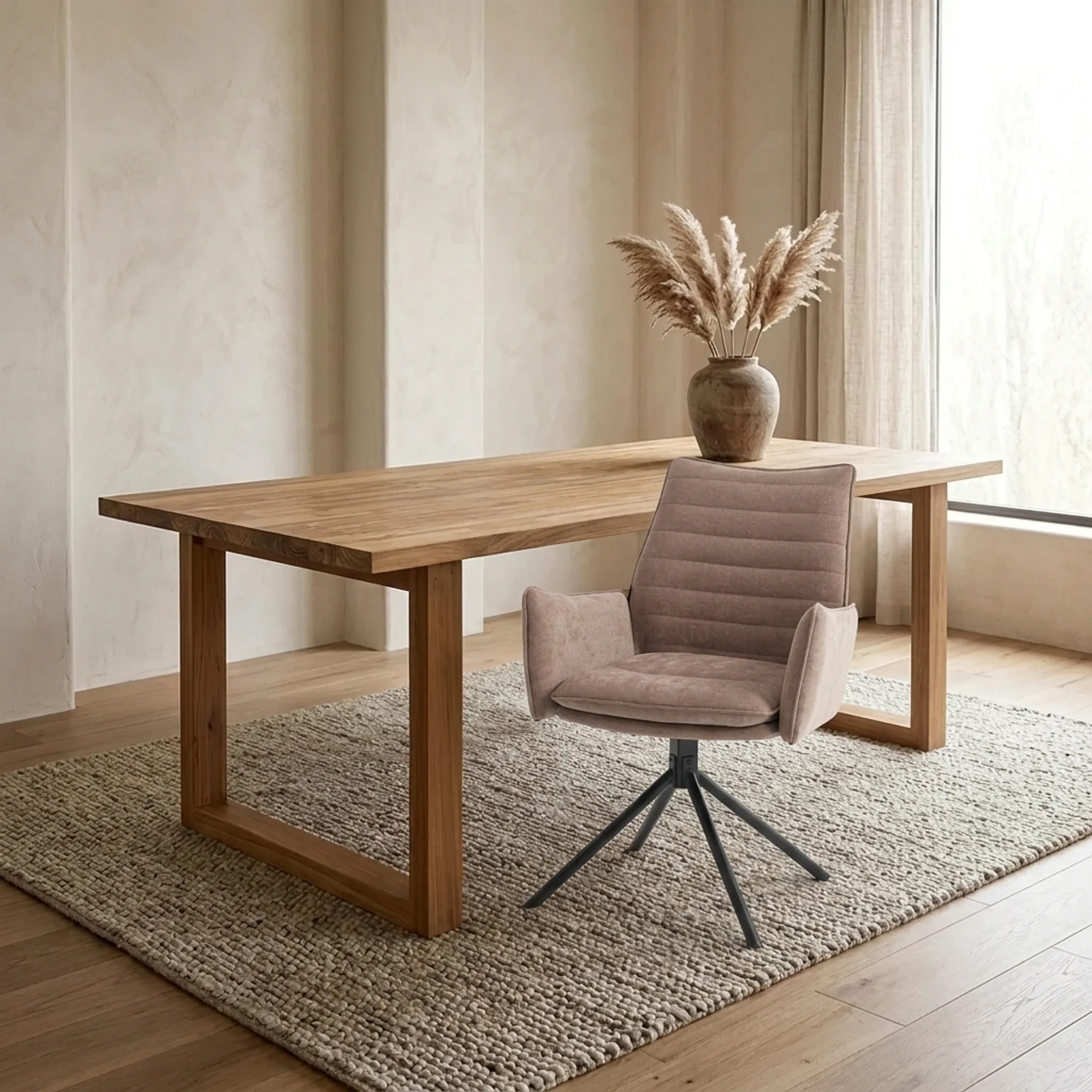 Tim Dining Chair Maloy 34 Taupe - Benoa