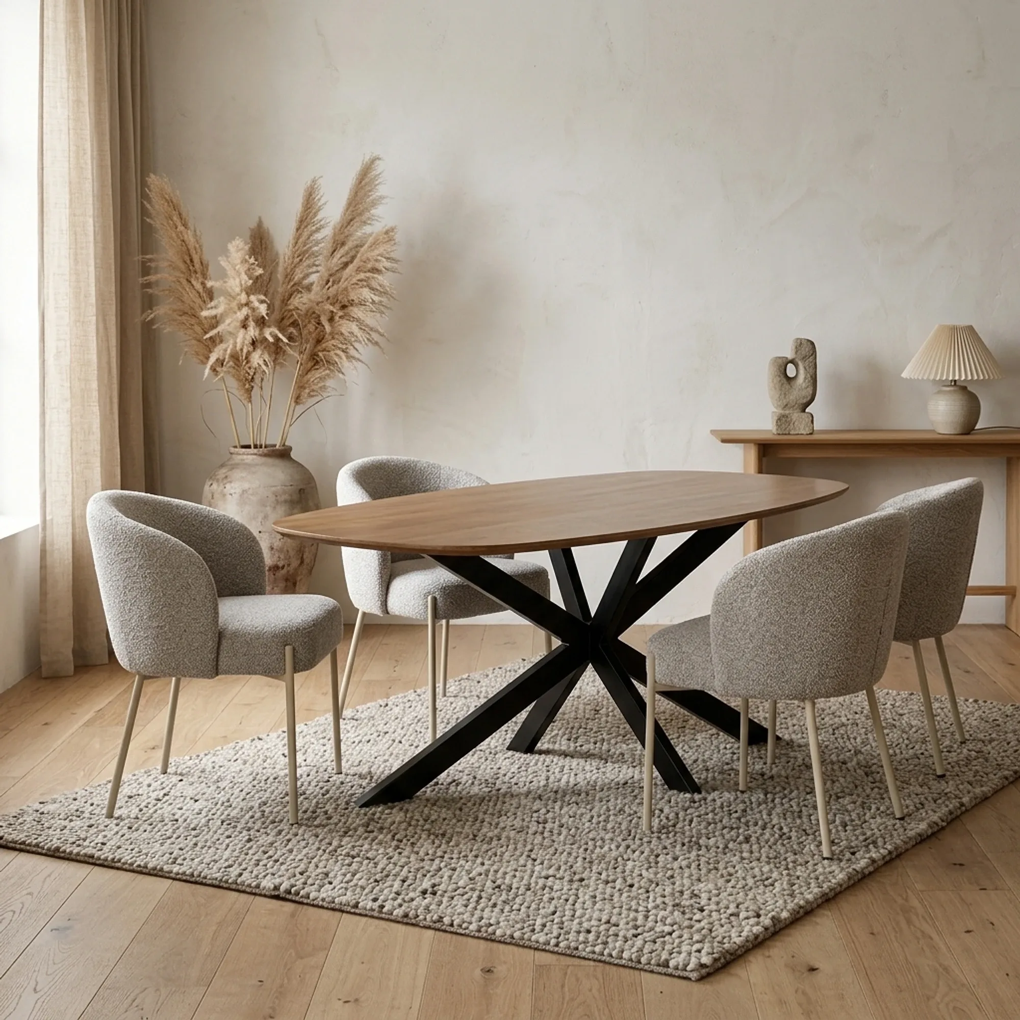 Danish Oval Dining Table 230, Mango Smooth Natural - My Sons