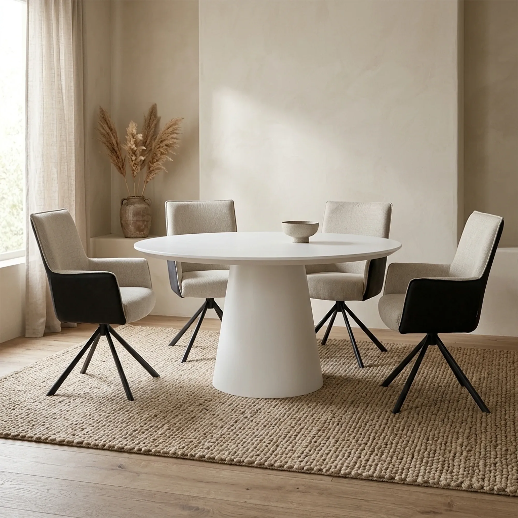 Dining Table Elin round 130x76 - Eleonora