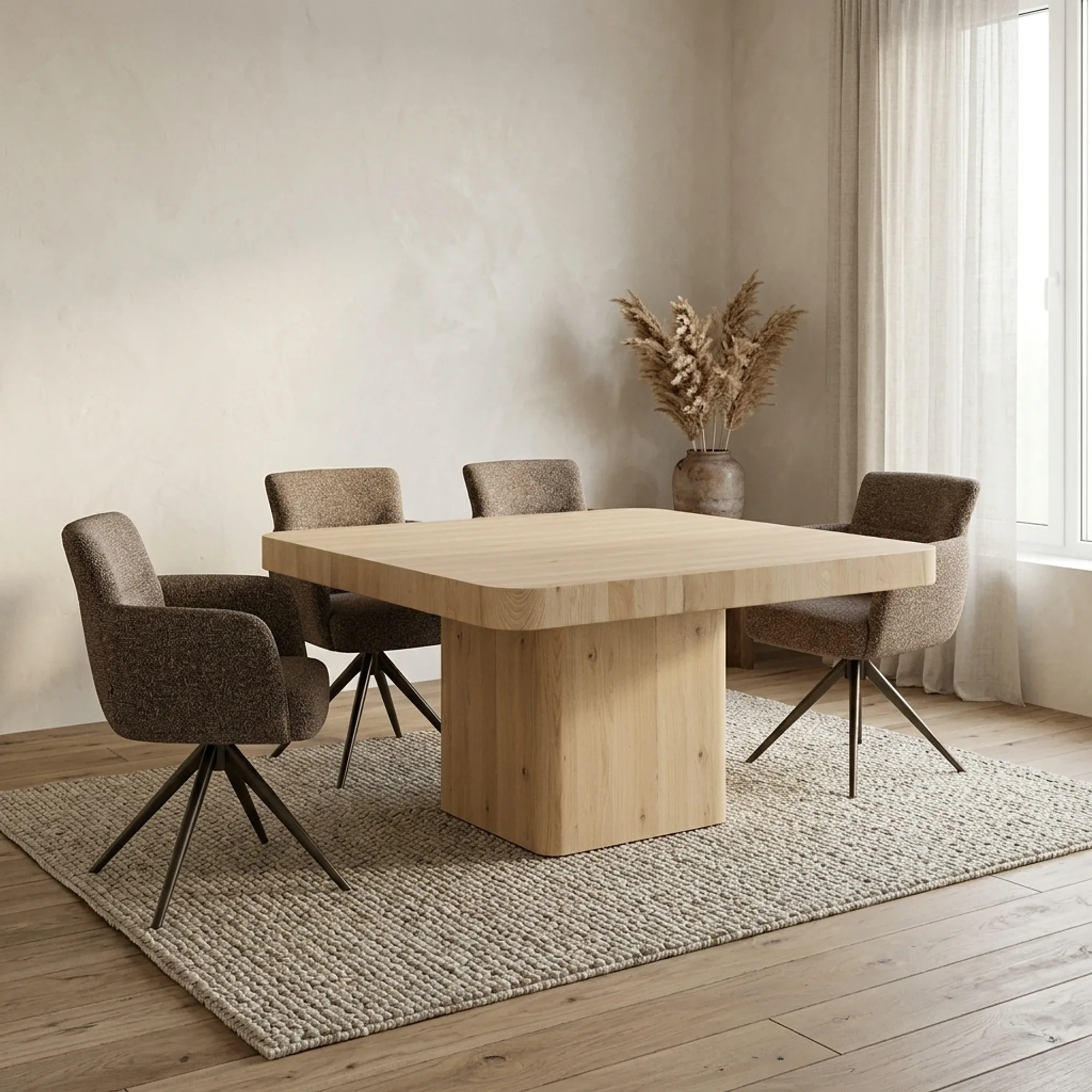 Harmonie Oak Dining Table - Eleonora