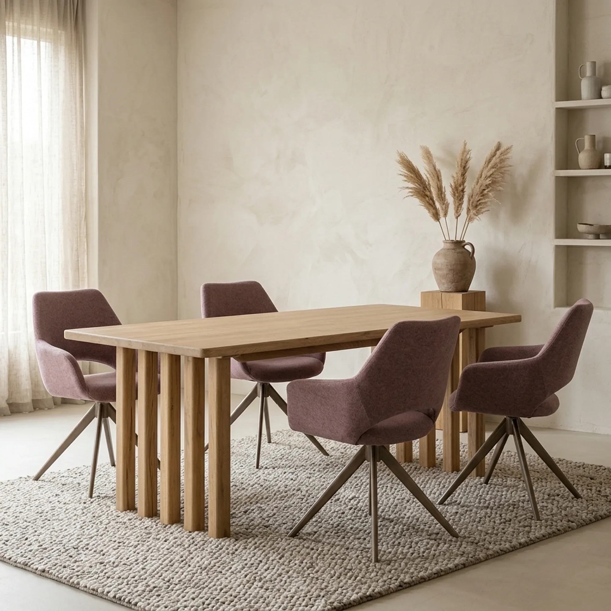 Jake Oak Dining Table - Eleonora