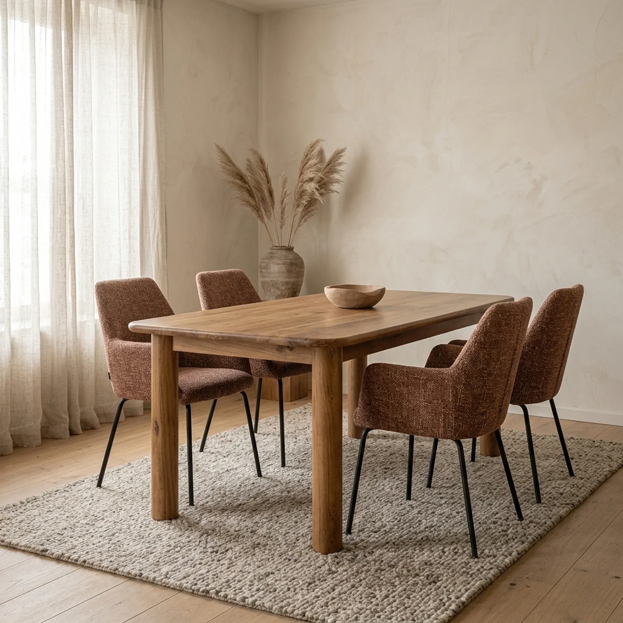 Dining Table Julian Acacia Wood - Eleonora