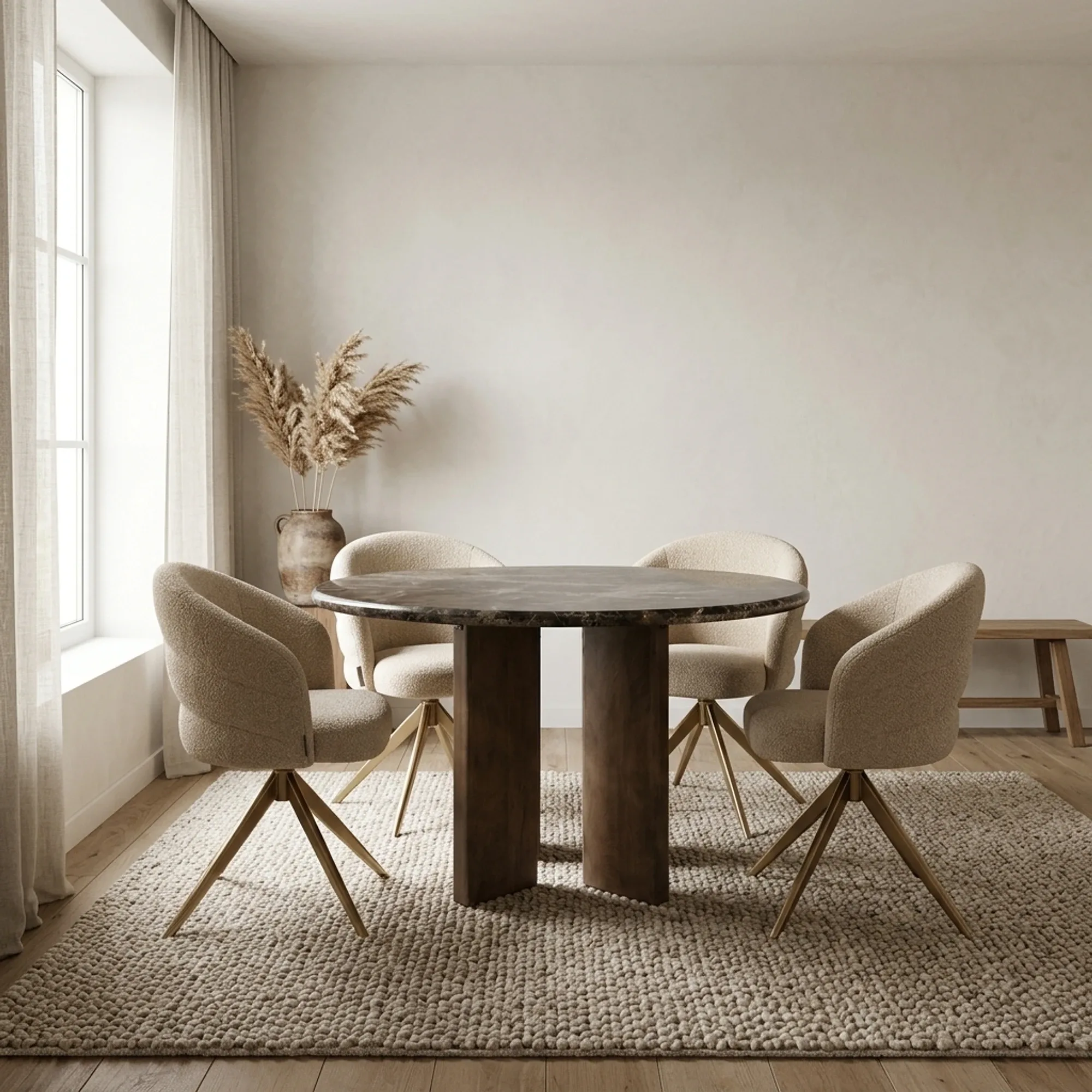 Esstisch Lando 127 cm Mangoholz - Eleonora