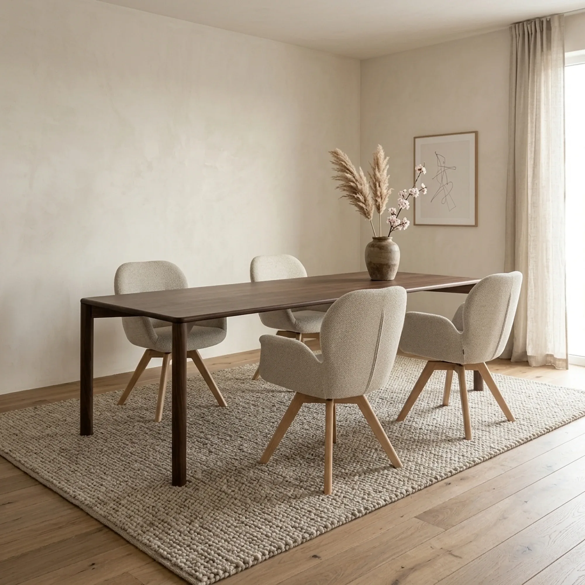 Eettafel Okky Walnoot