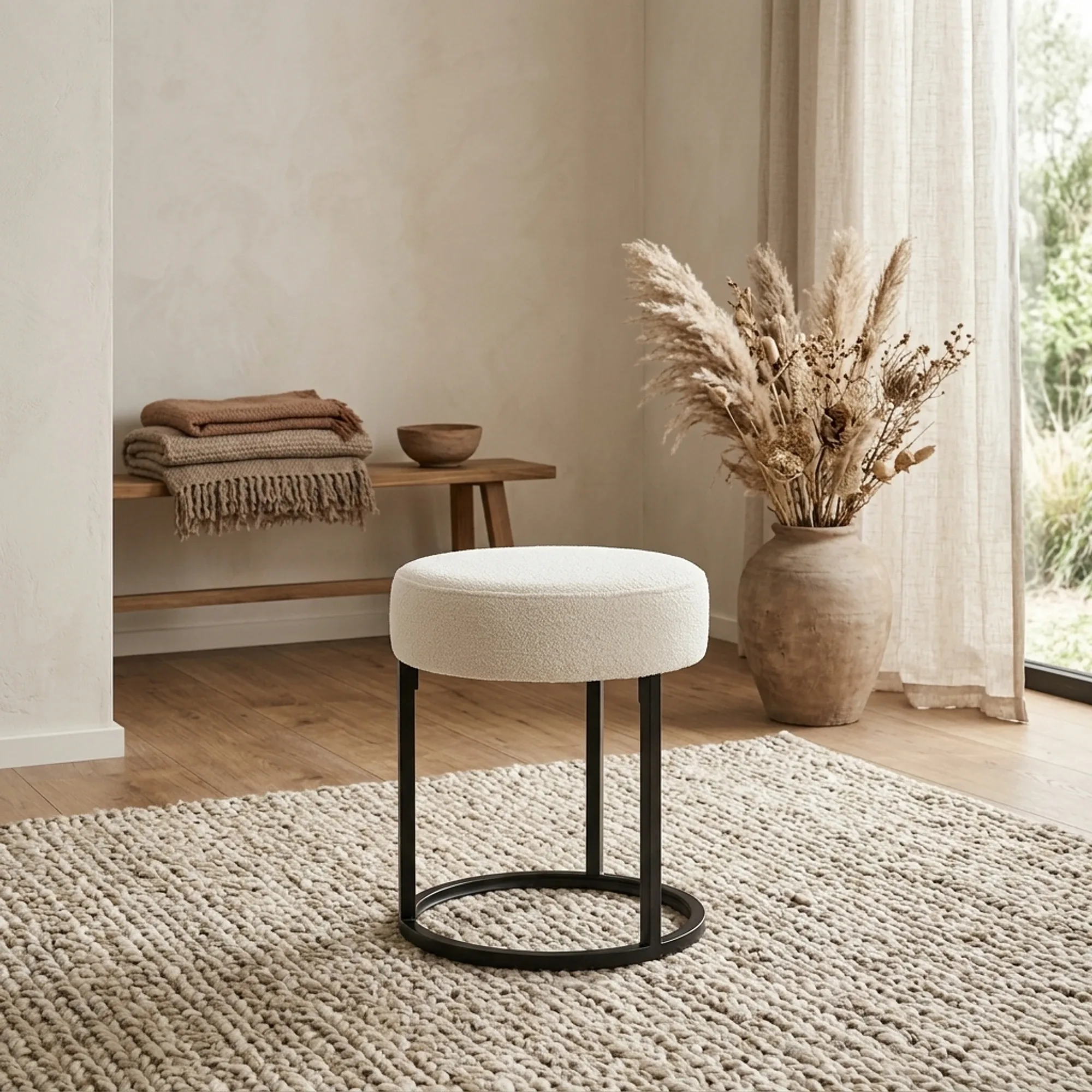 Hocker Escabel Ø40 Alpine Ivory - My Sons