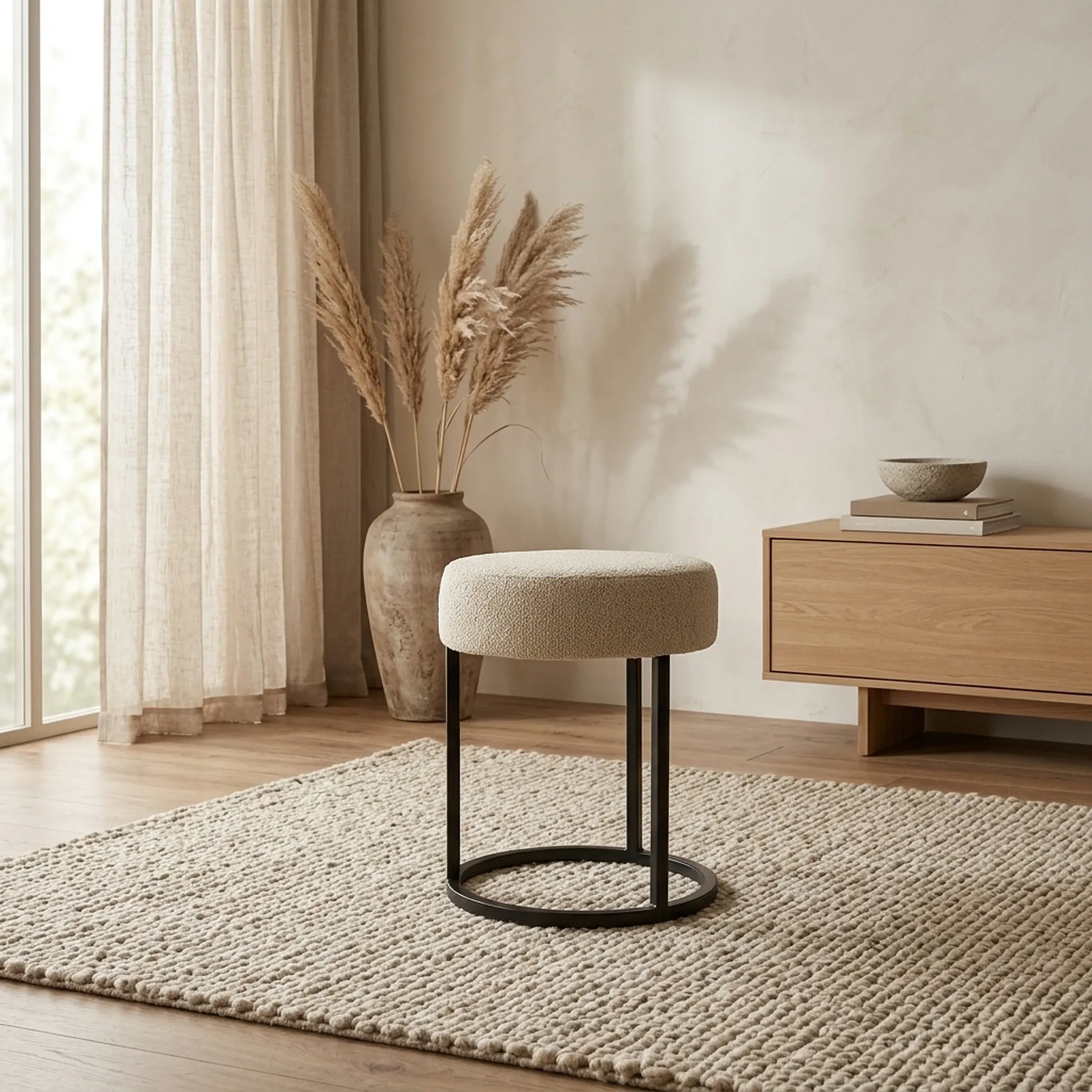 Hocker Escabel Ø40 Rhythm Beige 05 - My Sons
