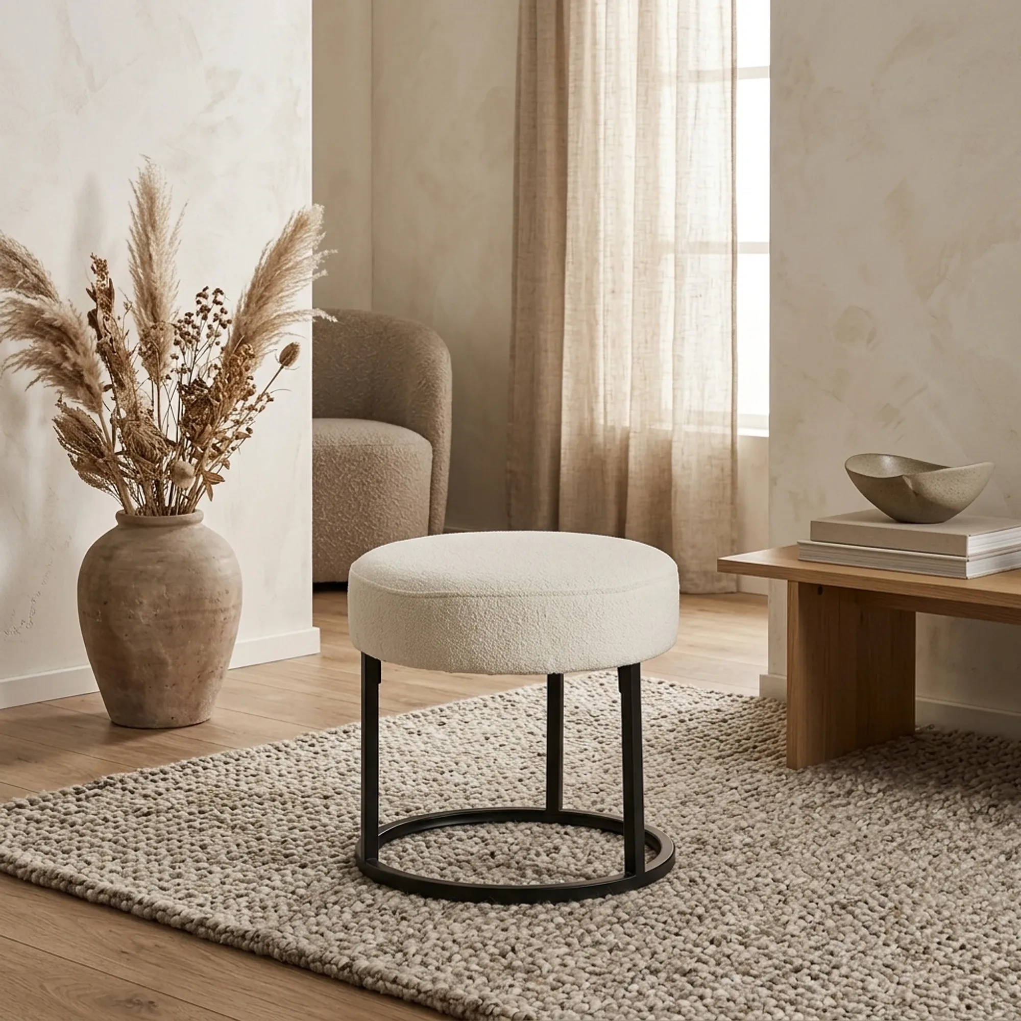 Hocker Escabel Ø45 Alpine Ivory - My Sons
