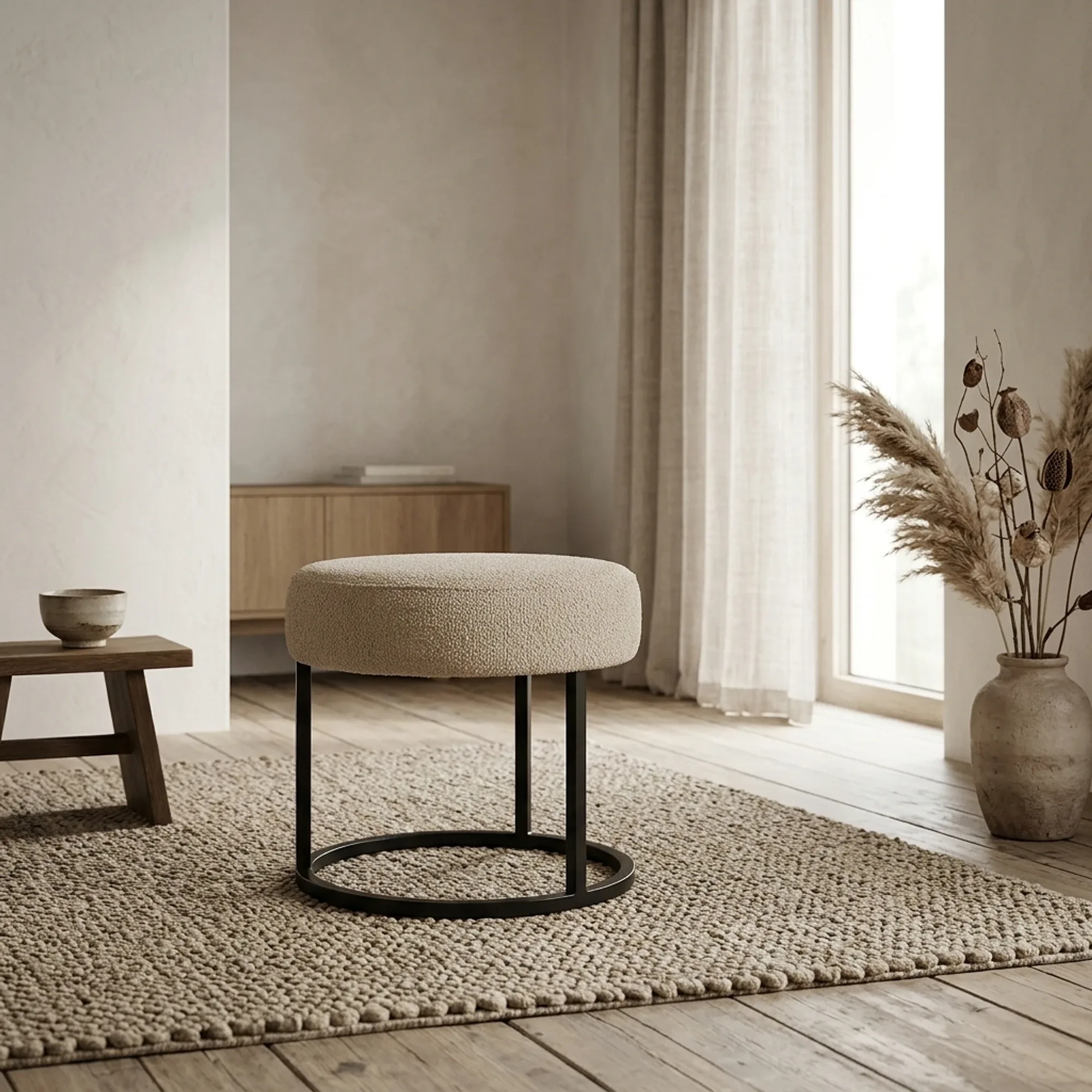 Hocker Escabel Ø45 Rhythm Beige 05 - My Sons