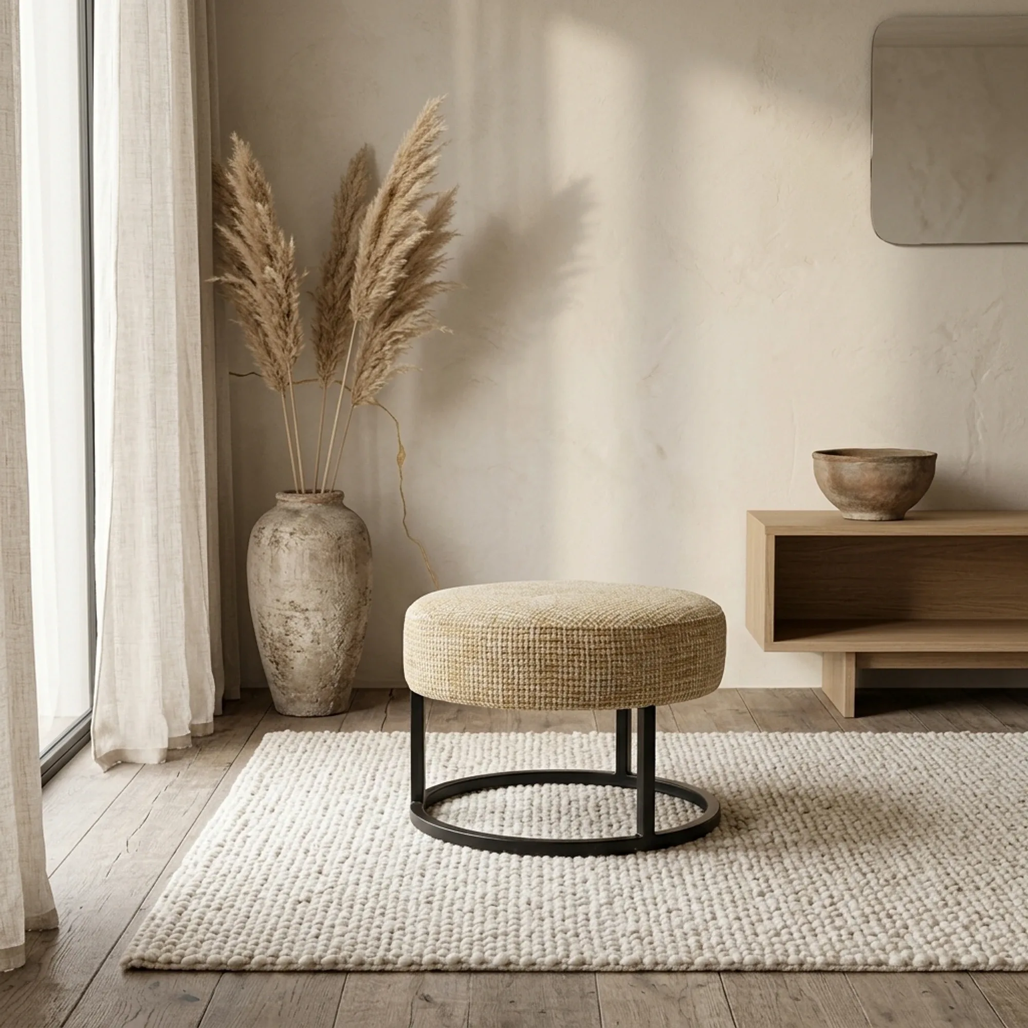 Hocker Escabel Ø50 Coco Mustard 06 - My Sons