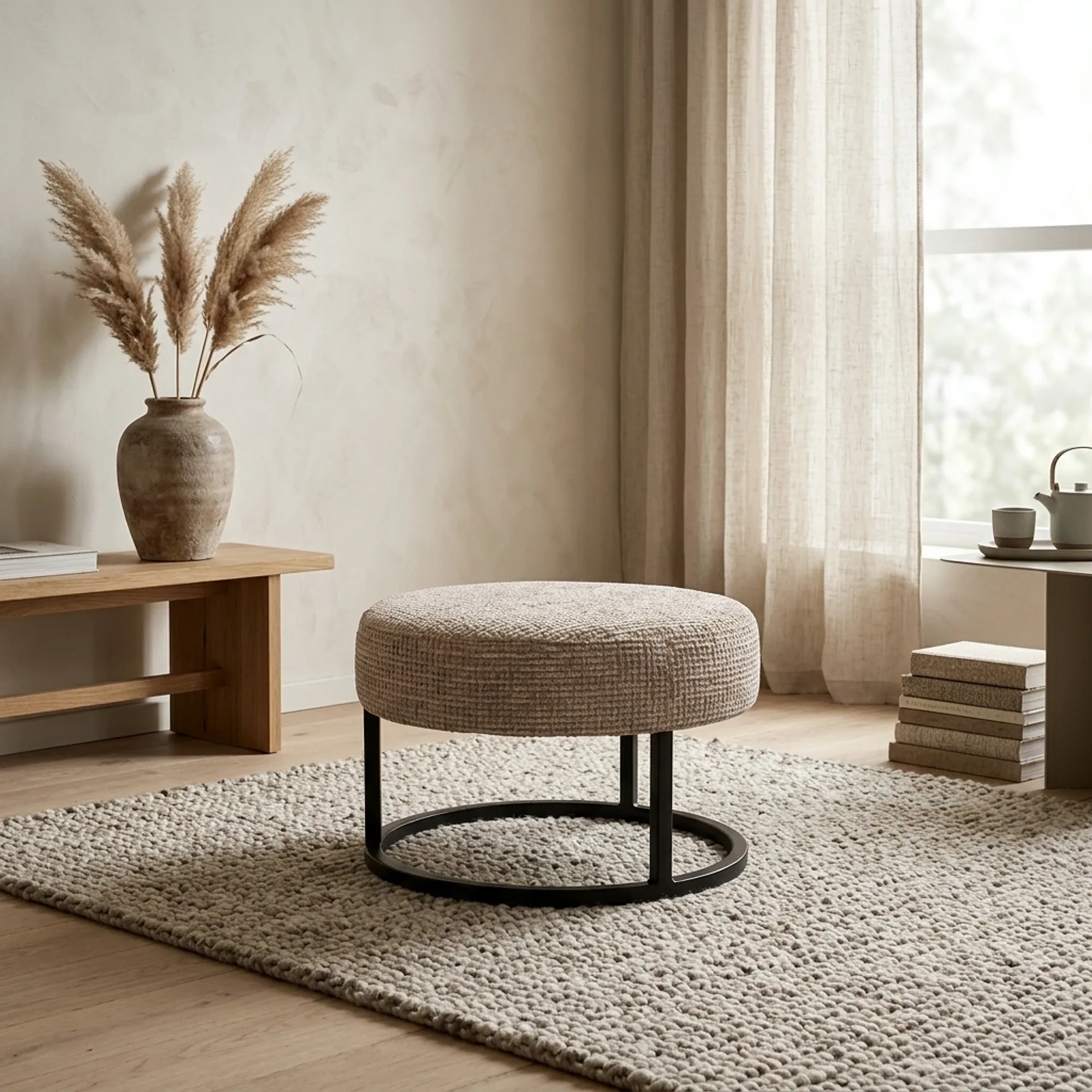 Hocker Escabel Ø50 Coco Pale 200 - My Sons