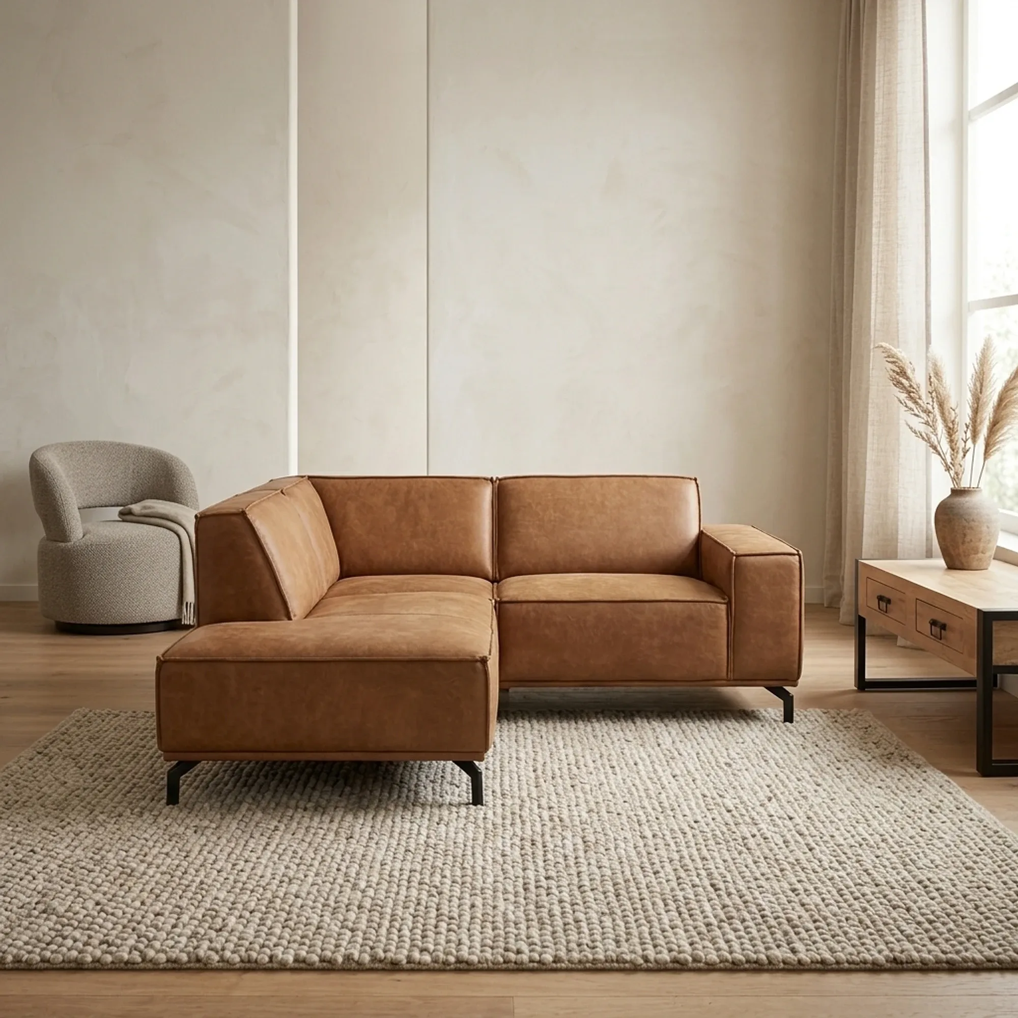 Corner Sofa Marvin eco leather
