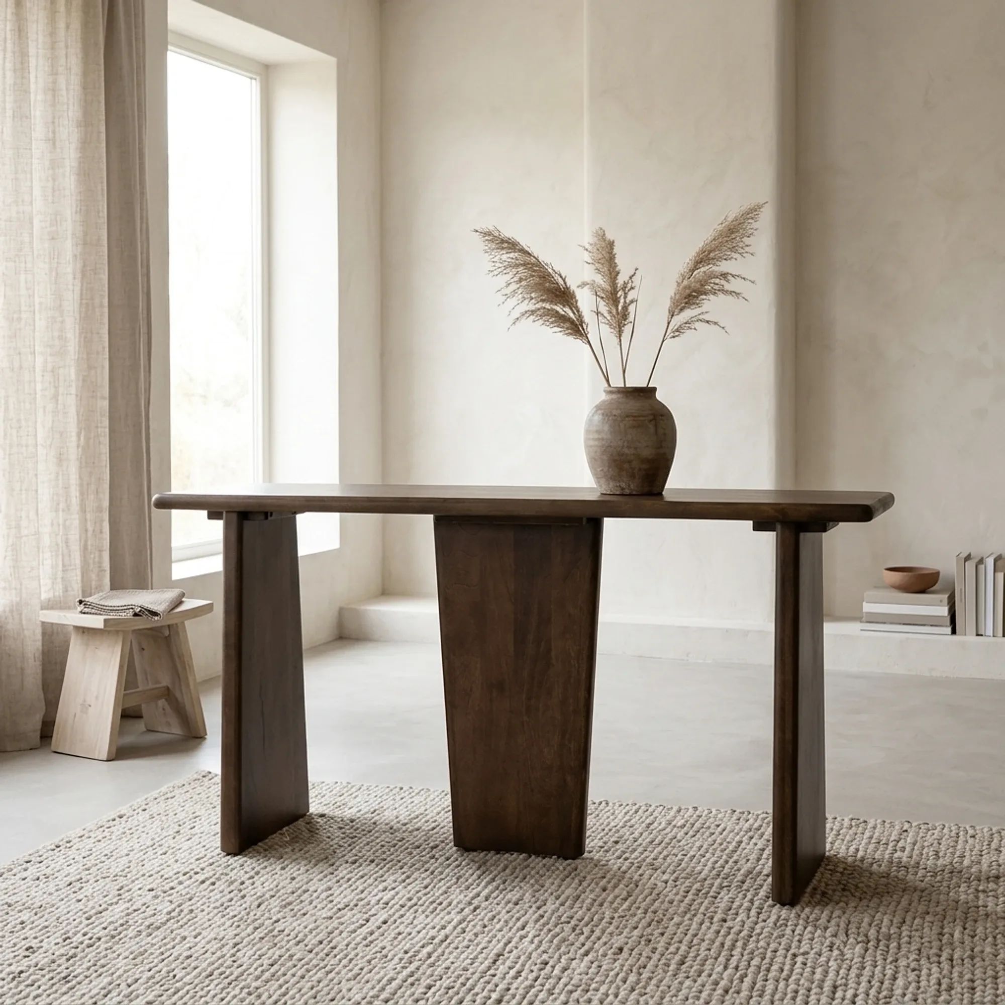 Console Table Lagos 160, Mango Brown Walnut - My Sons