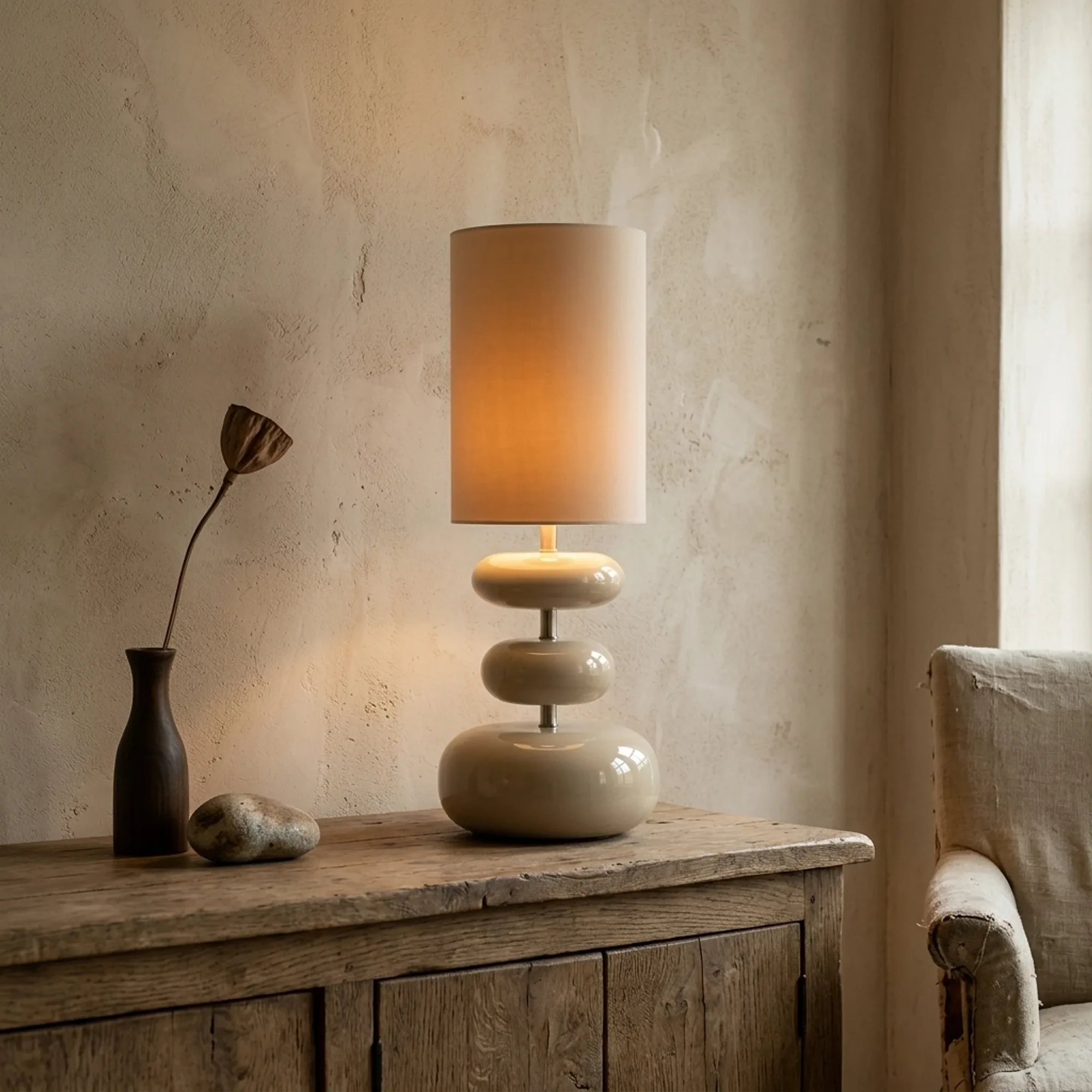 Orbs Lamp (IJzer, Beige) - By-Boo