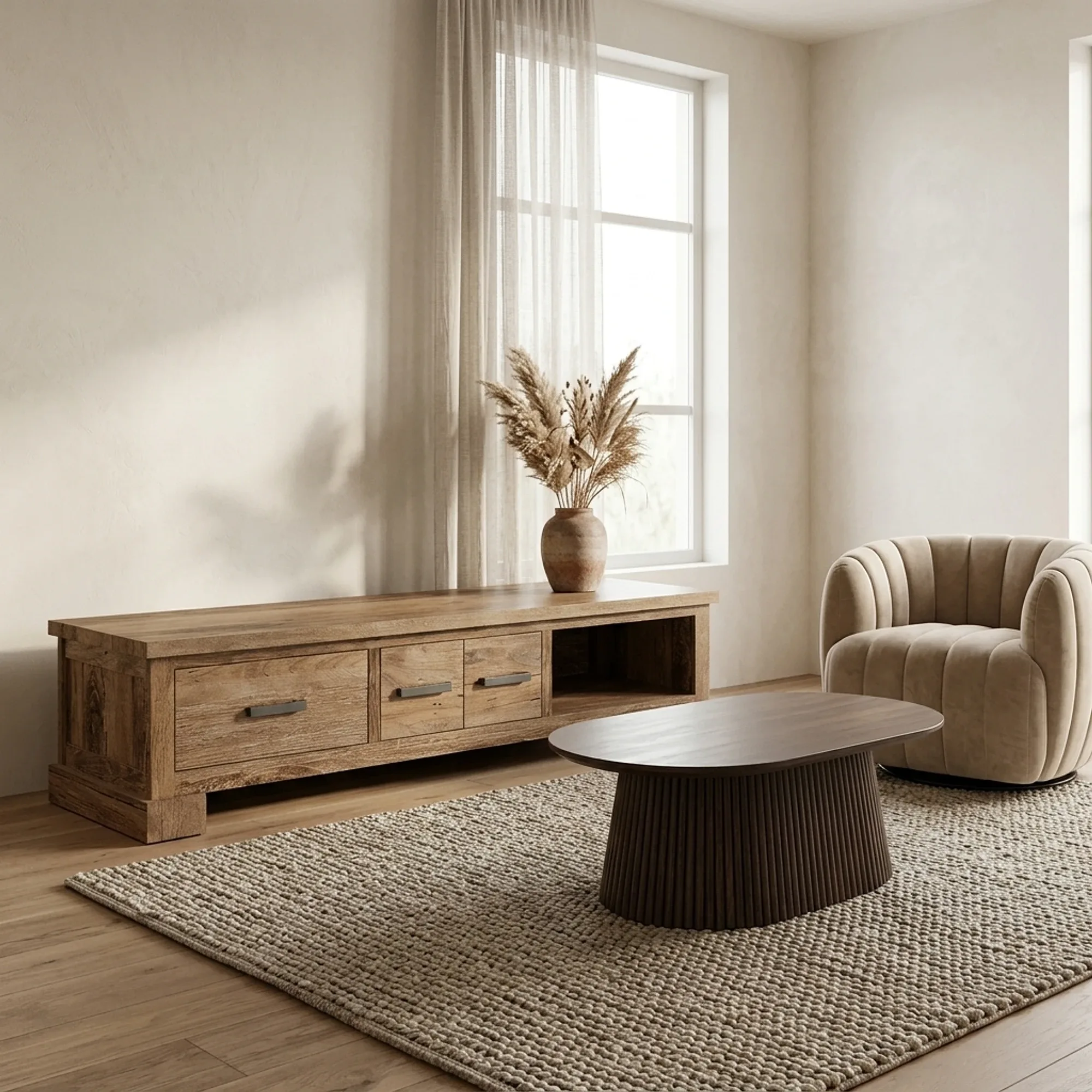 TV-Möbel Lorenzo braun 160 cm - Tower Living