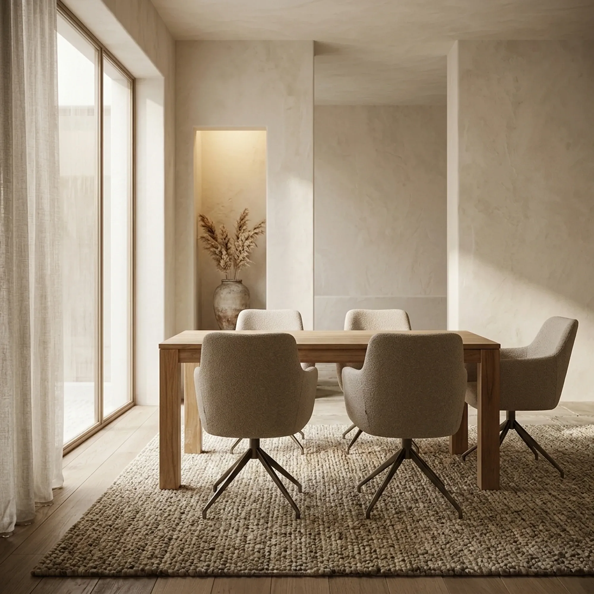 Losari Dining Table brown rectangle - Tower Living