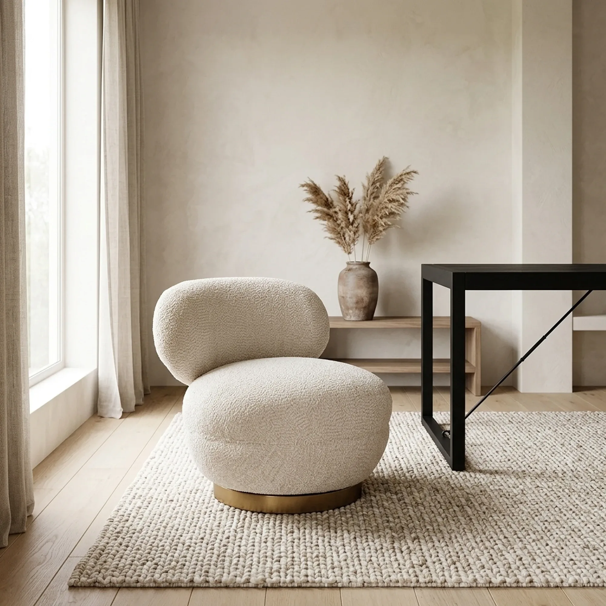 Loungesessel Jace lovely cream drehbar - Richmond Interiors
