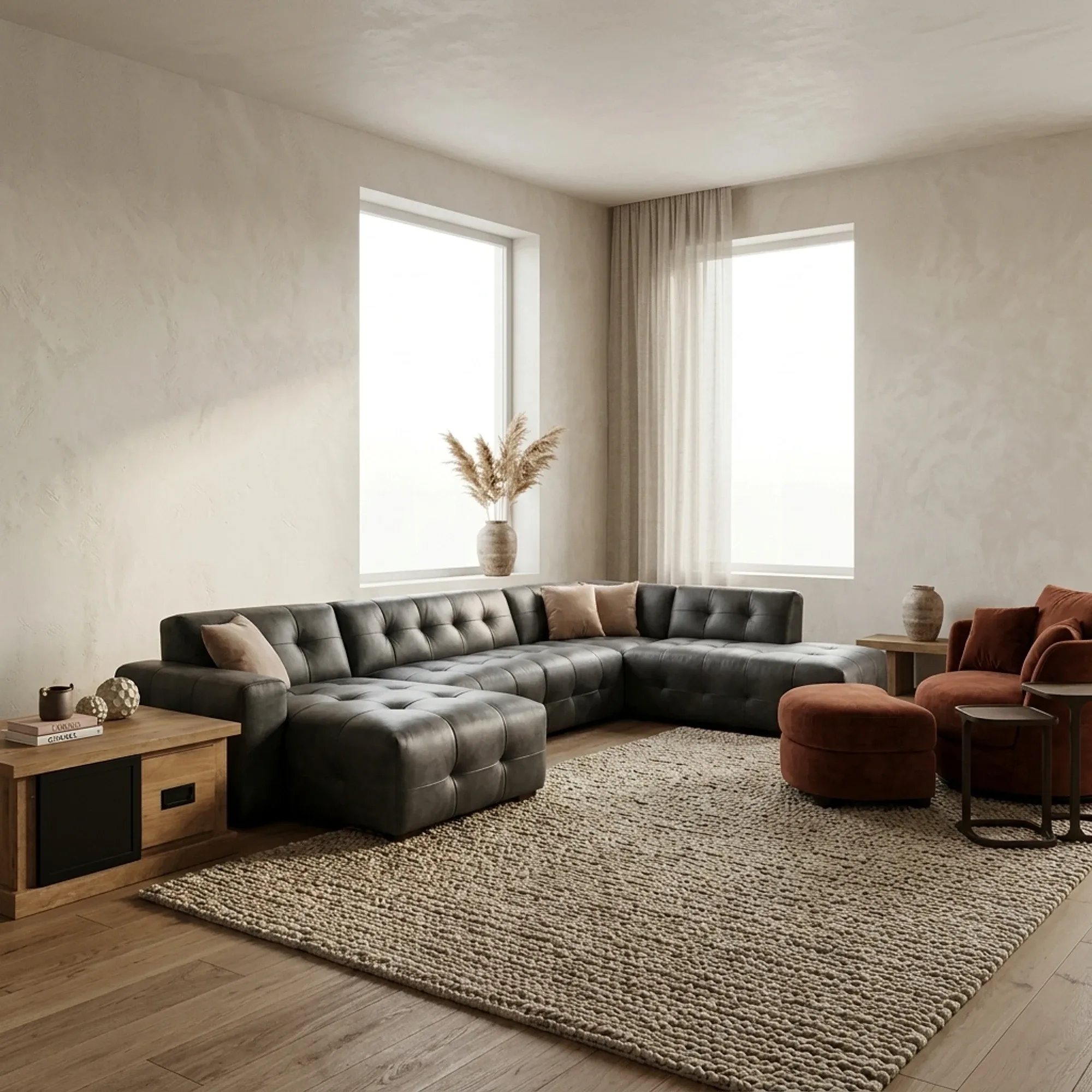 Loungebank Amsterdam Kenia leder - Agpol