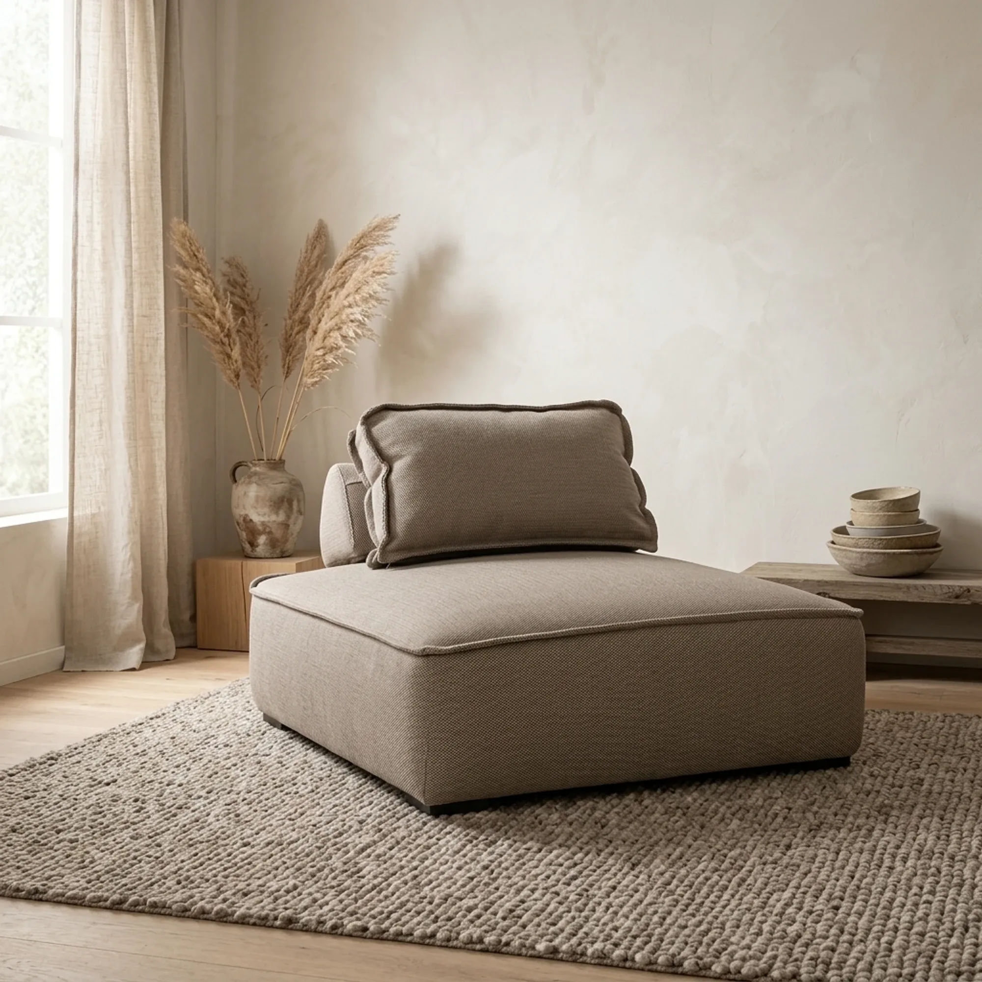 Loungestoel Jondal taupe - Richmond Interiors