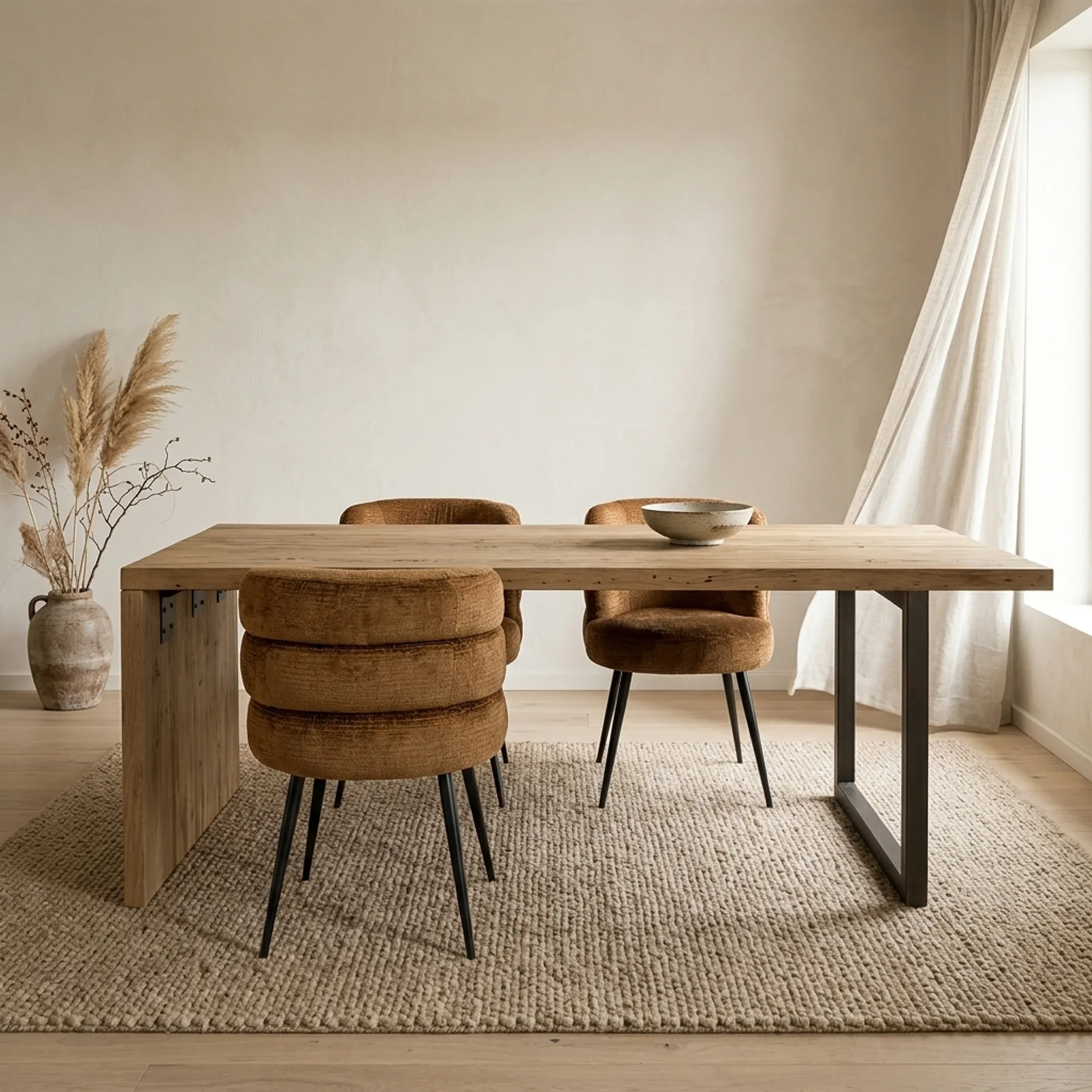 Lucca Dining Table natural rectangular 240 cm - Tower Living