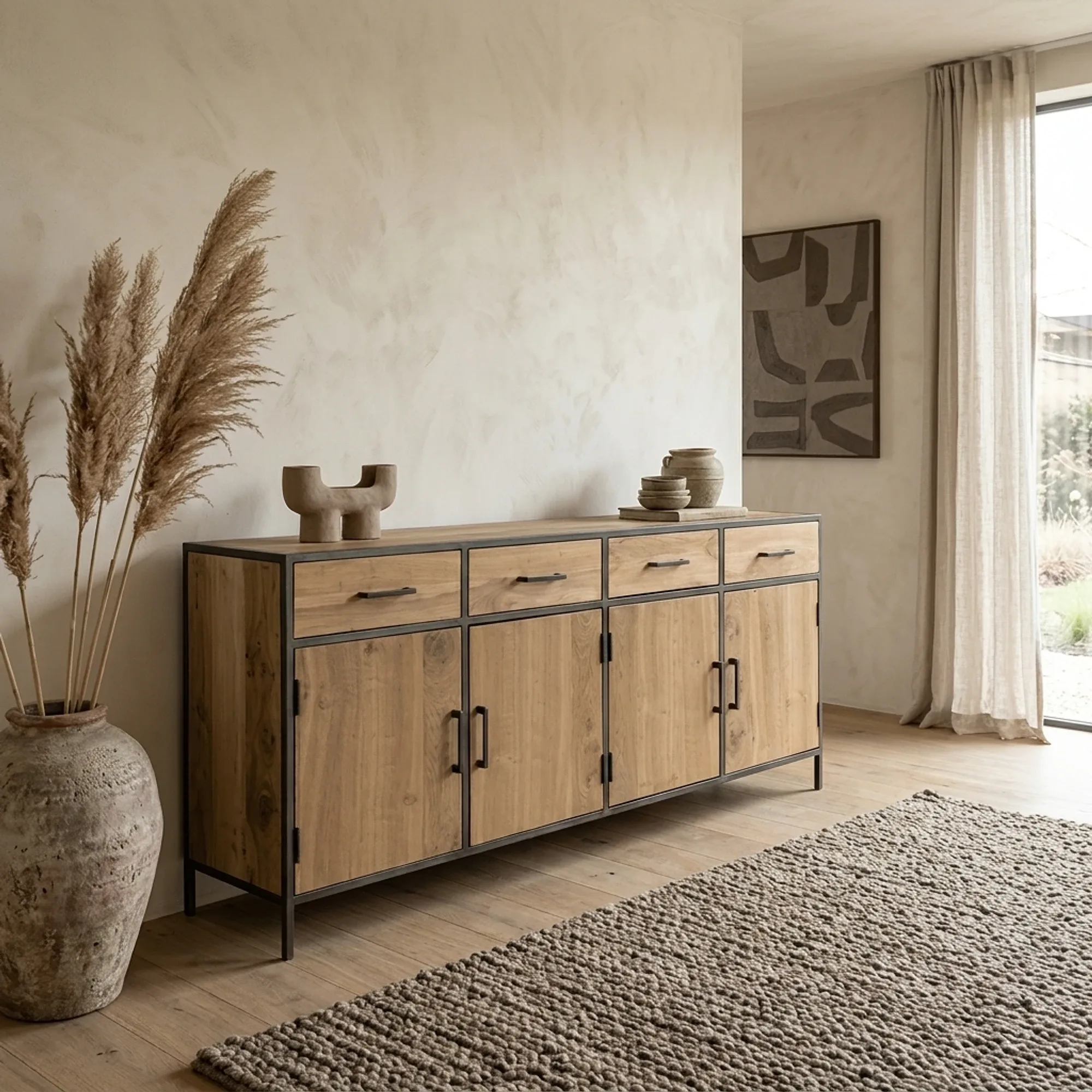 Sideboard Luna braun (Eikenfineer) - Tower Living