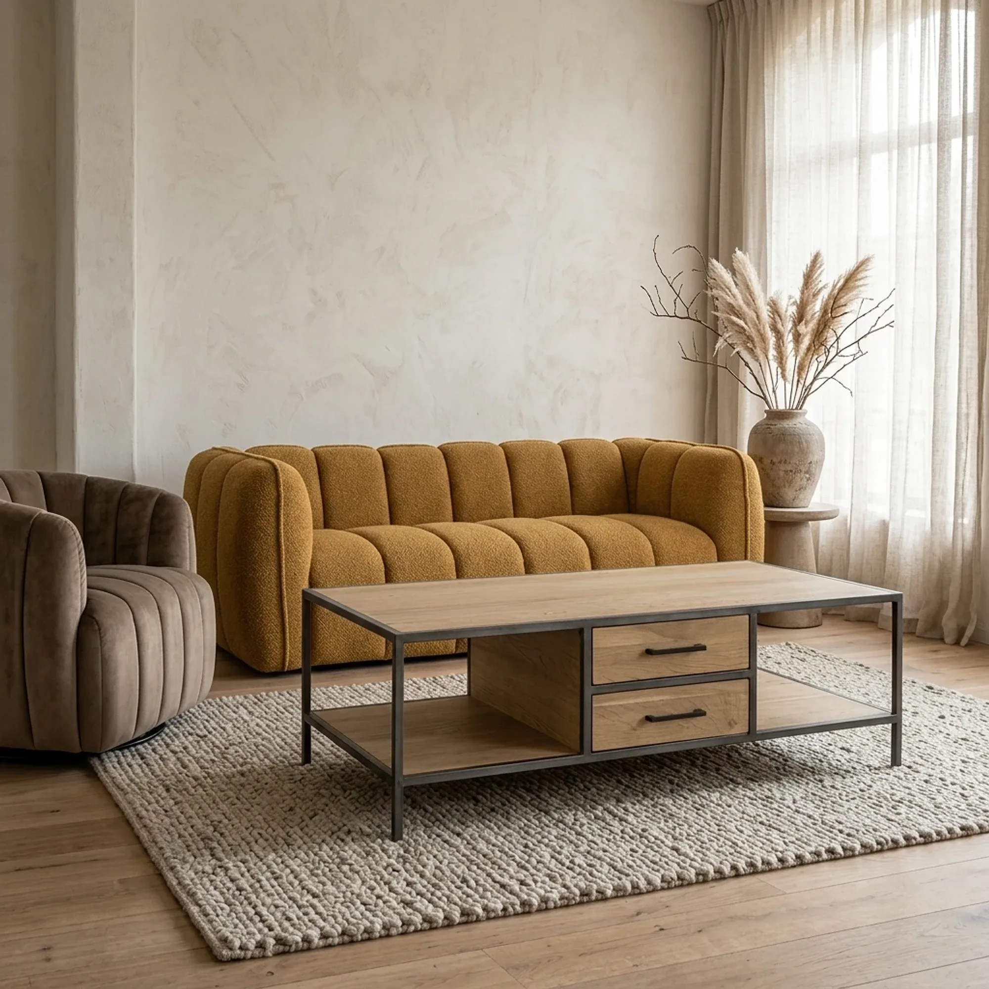 Couchtisch Luna braun 135 cm - Tower Living