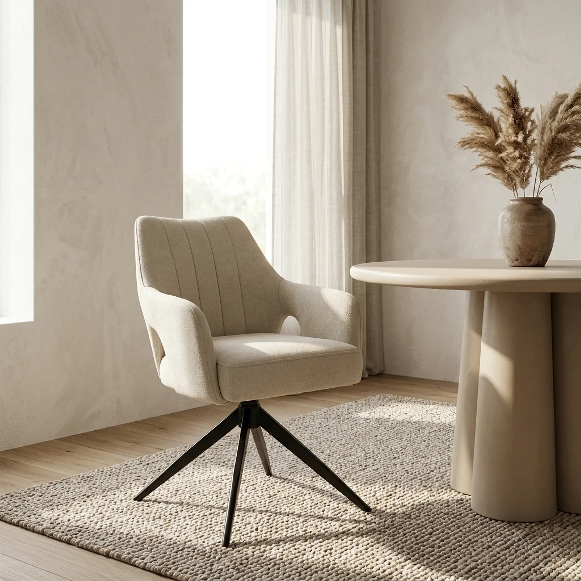 Dining Chair Marley 360AR Storm Ecru 02 - My Sons