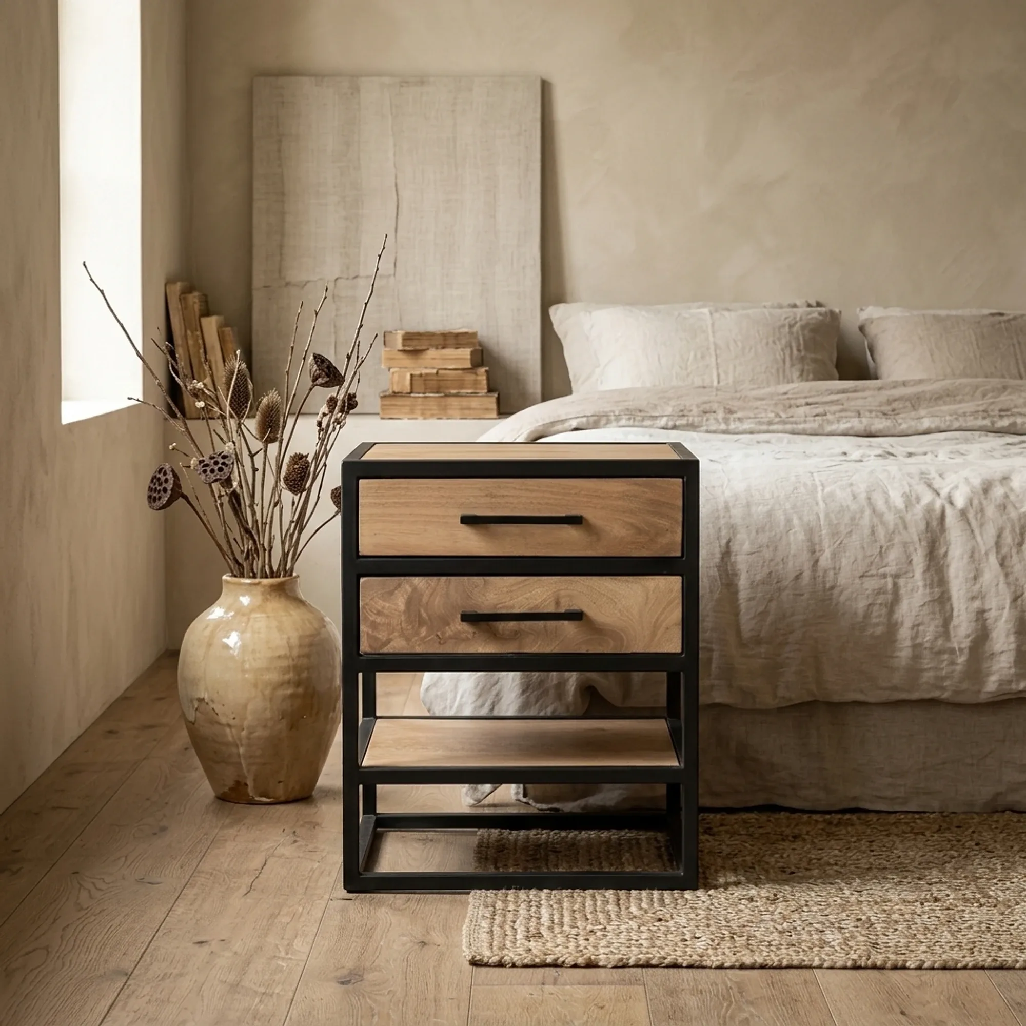 Bedside Table Dakota | 45 cm - Starfurn