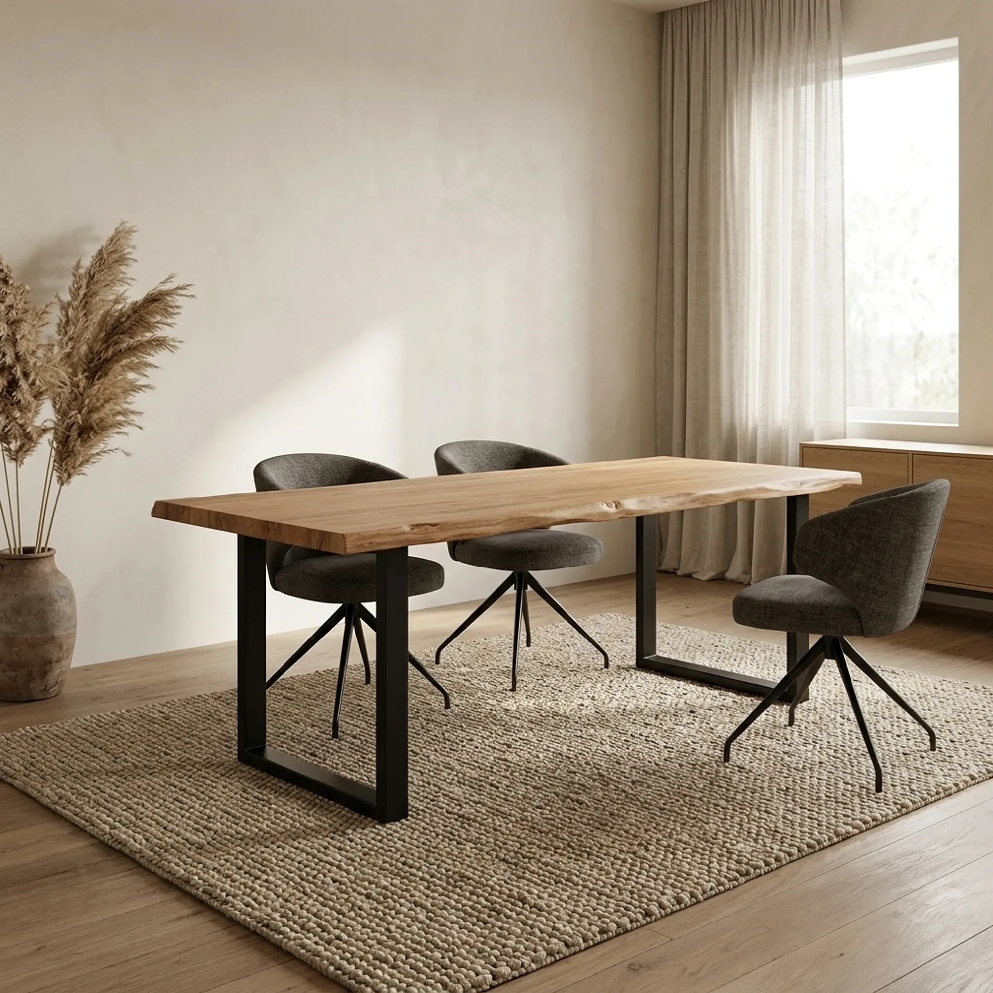 Esstisch Nicosia braun Rechteck - Tower Living