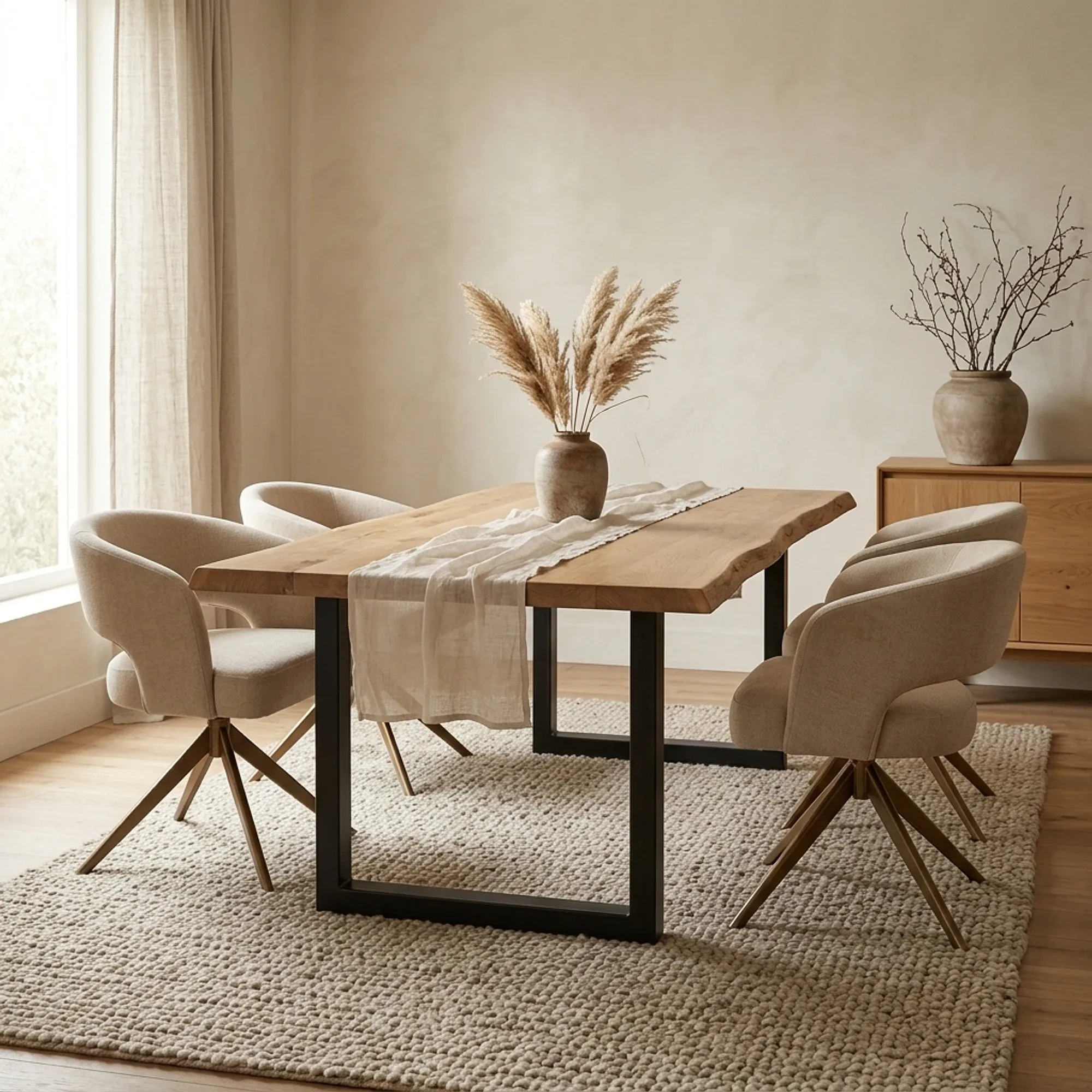 U Dining Table Base Set of 2 - Benoa
