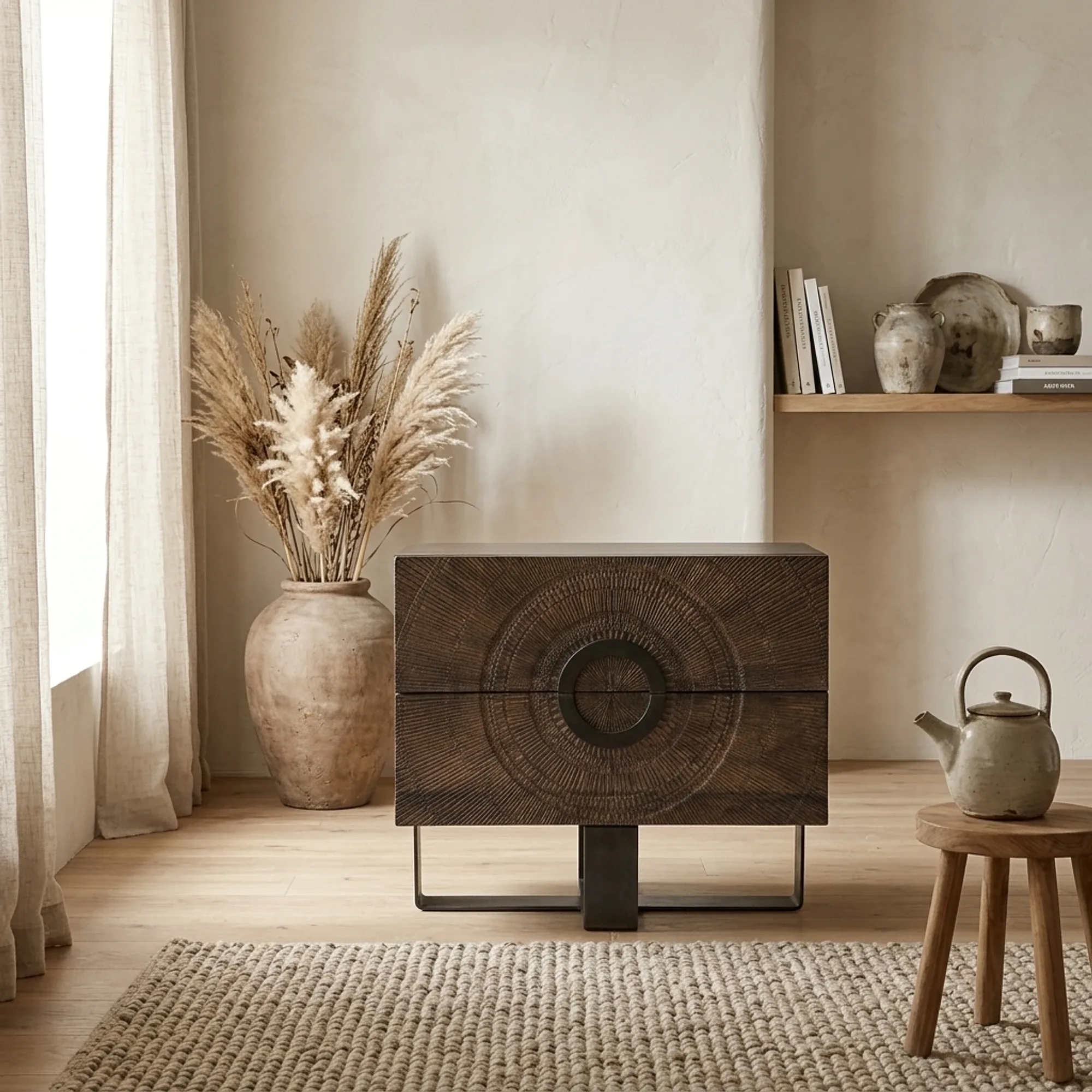 Ladekast Padua bruin 80 cm - Tower Living