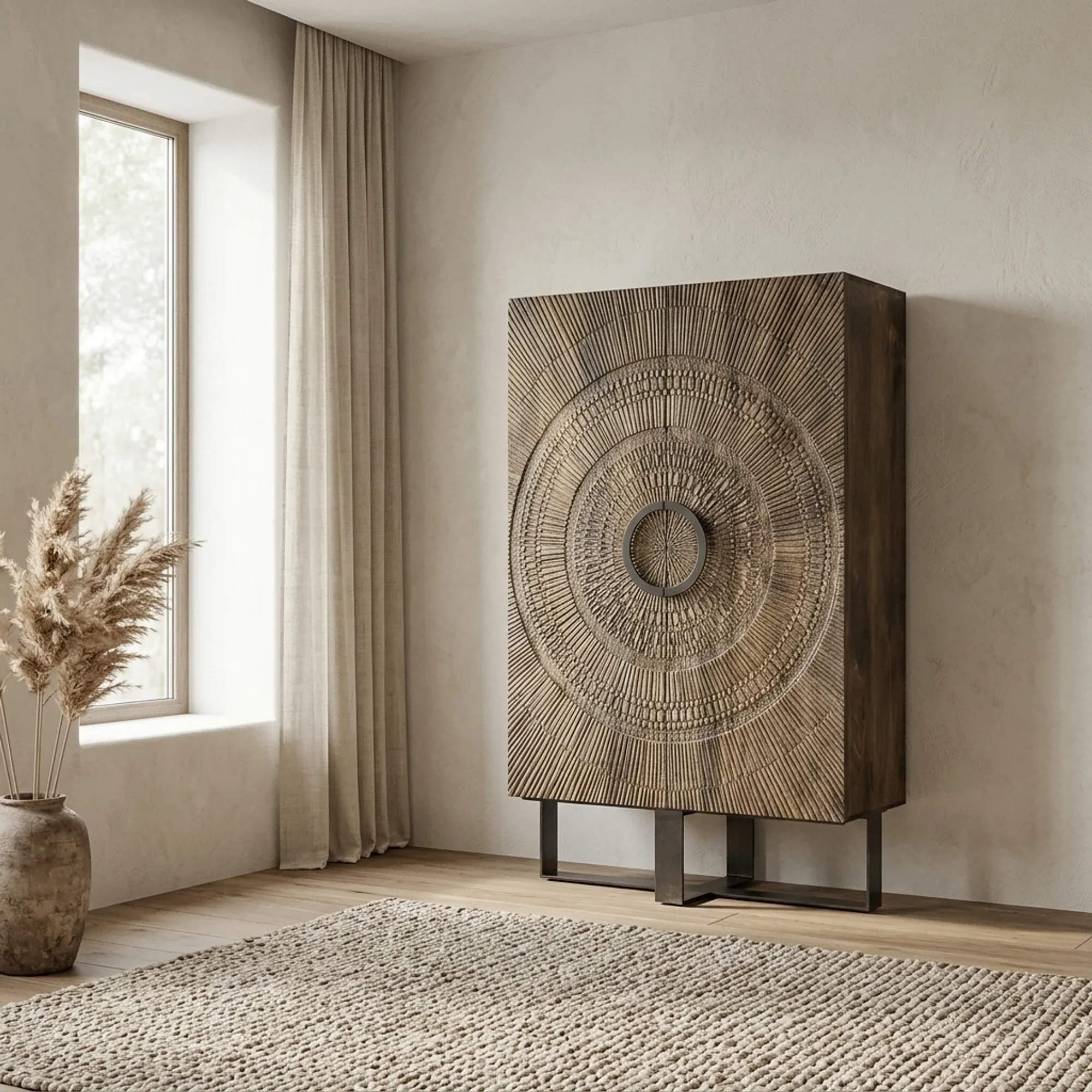 Padua Storage Cabinet brown 120 cm - Tower Living