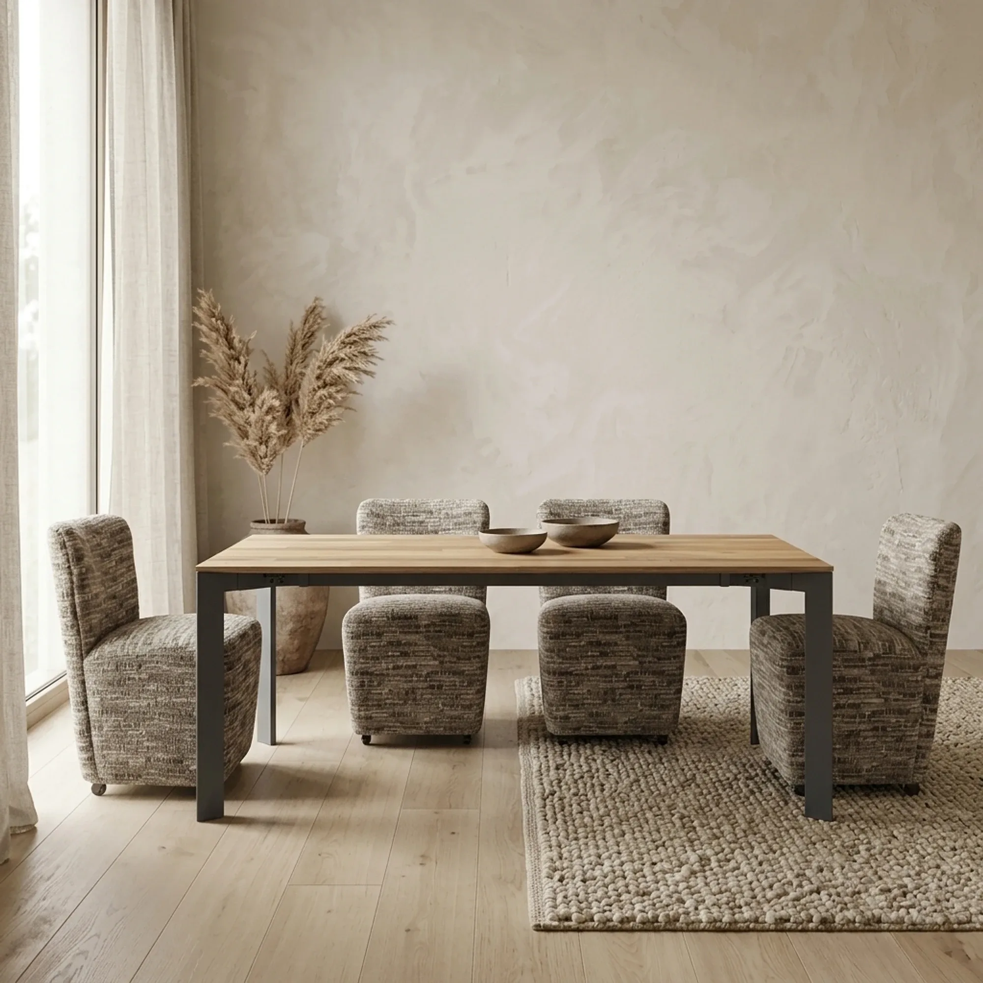 Pandora dining table brown rectangular - Tower Living